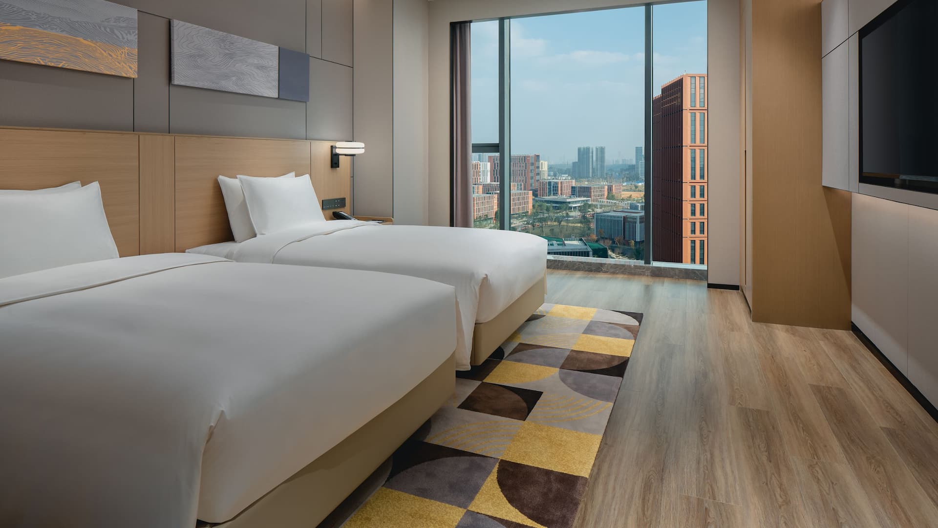 4 of 5 Hyatt Place Chengdu Bio-Town Two Bedroom Park View Suite Second Bedroom