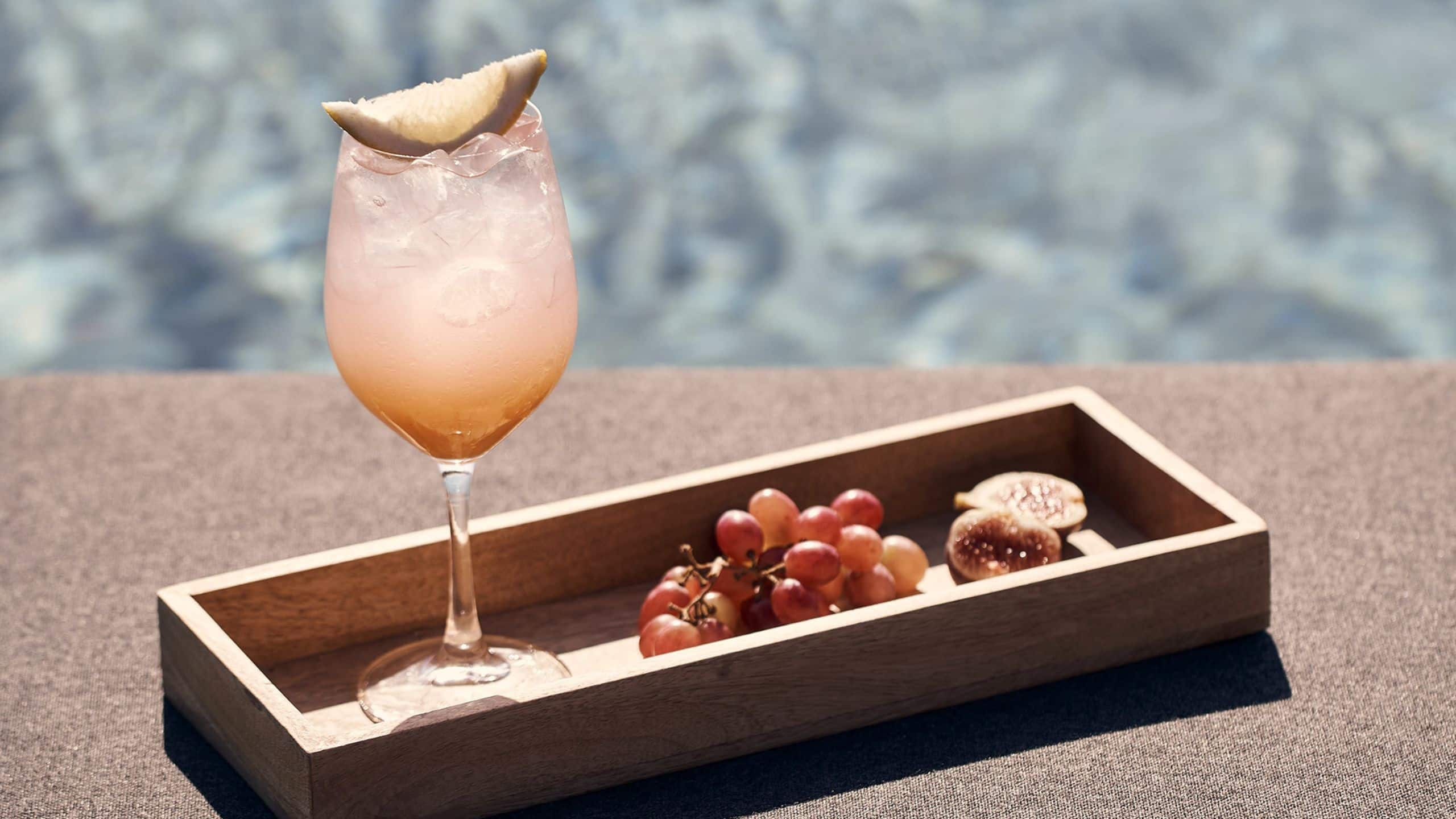 Magma Resort Santorini Poolside Drink Cocktail