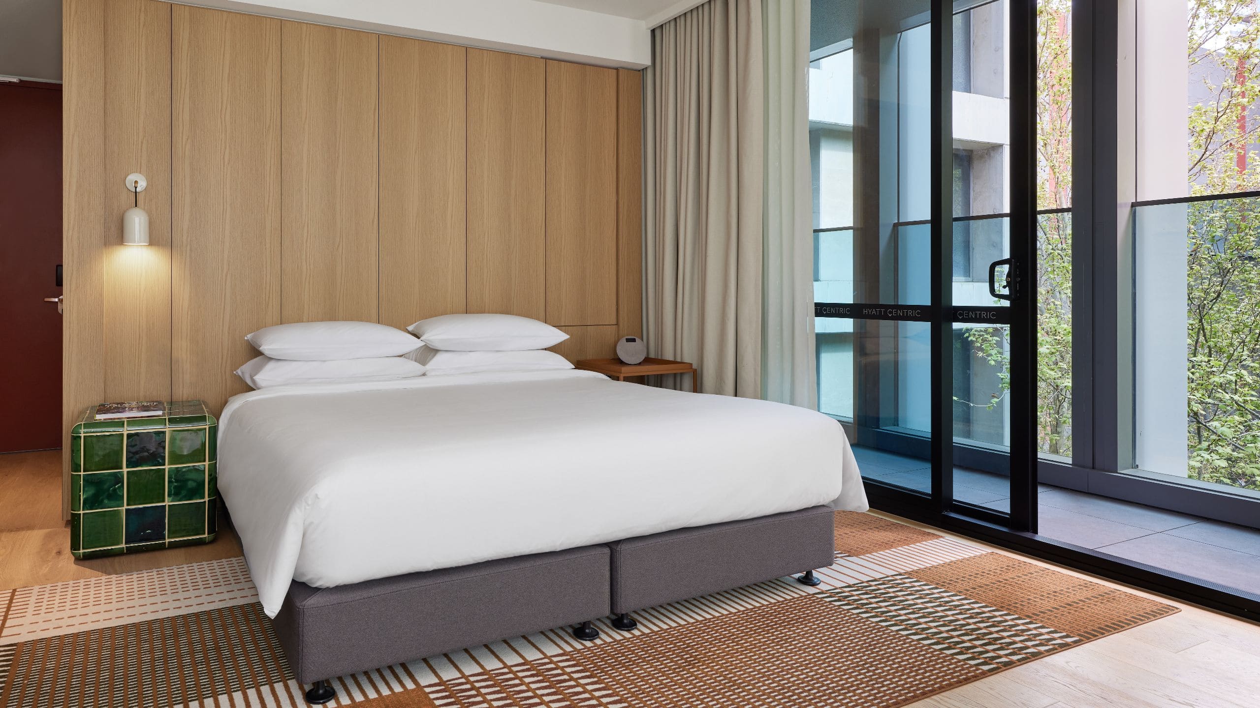 Hyatt Centric Melbourne Balcony Guestroom King Bed