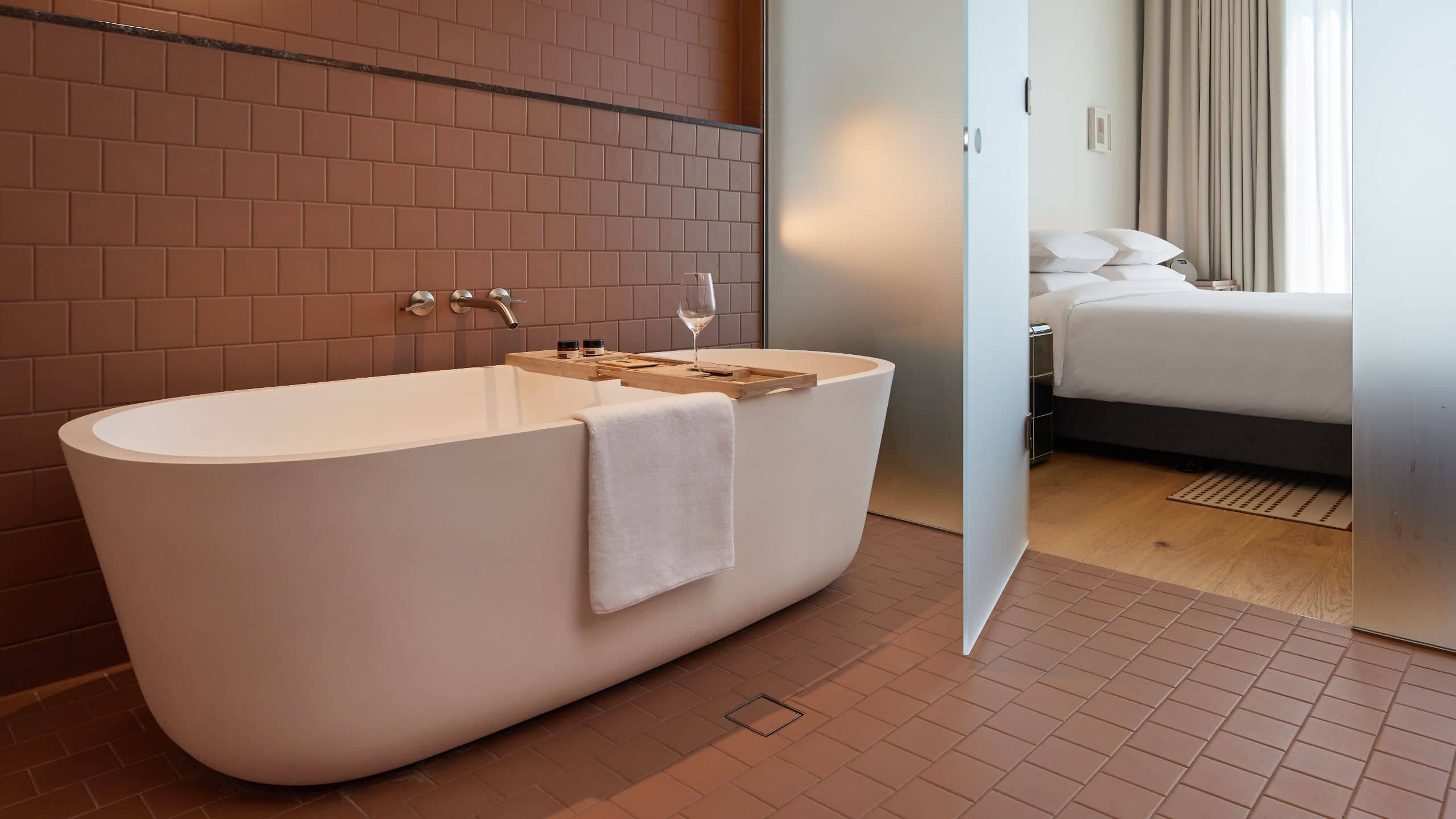 Hyatt Centric Melbourne Suite Bathroom Bathtub