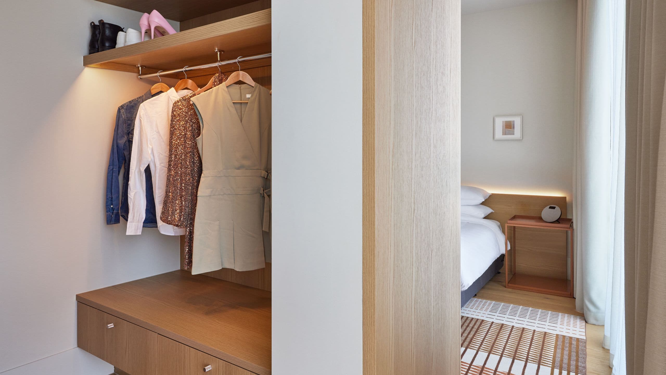 4/4 Hyatt Centric Melbourne Suite Wardrobe