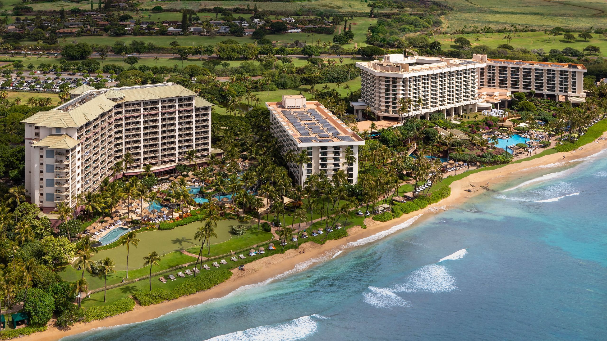 Hyatt Regency Maui Resort and Spa Exterior Aerial View