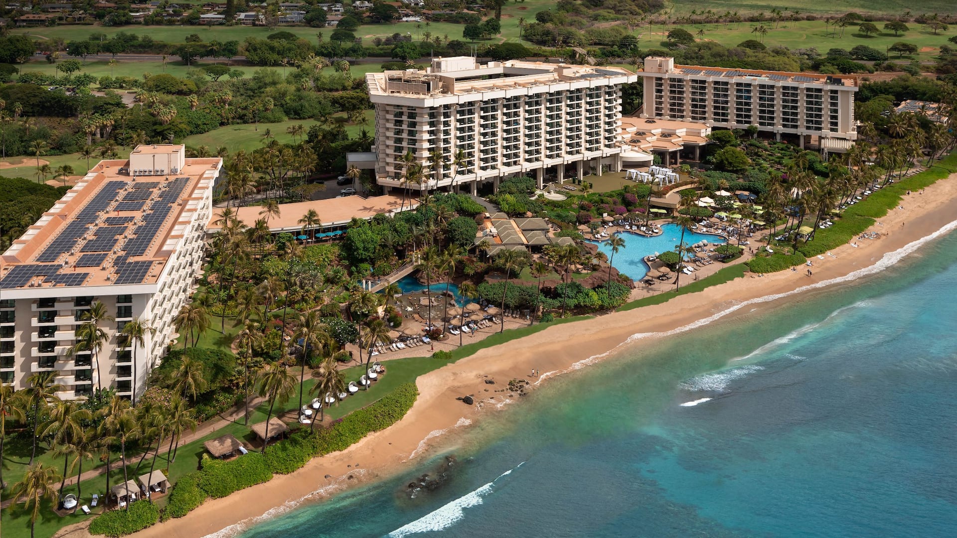 Hyatt Regency Maui Resort and Spa Aerial Exterior Daytime View
