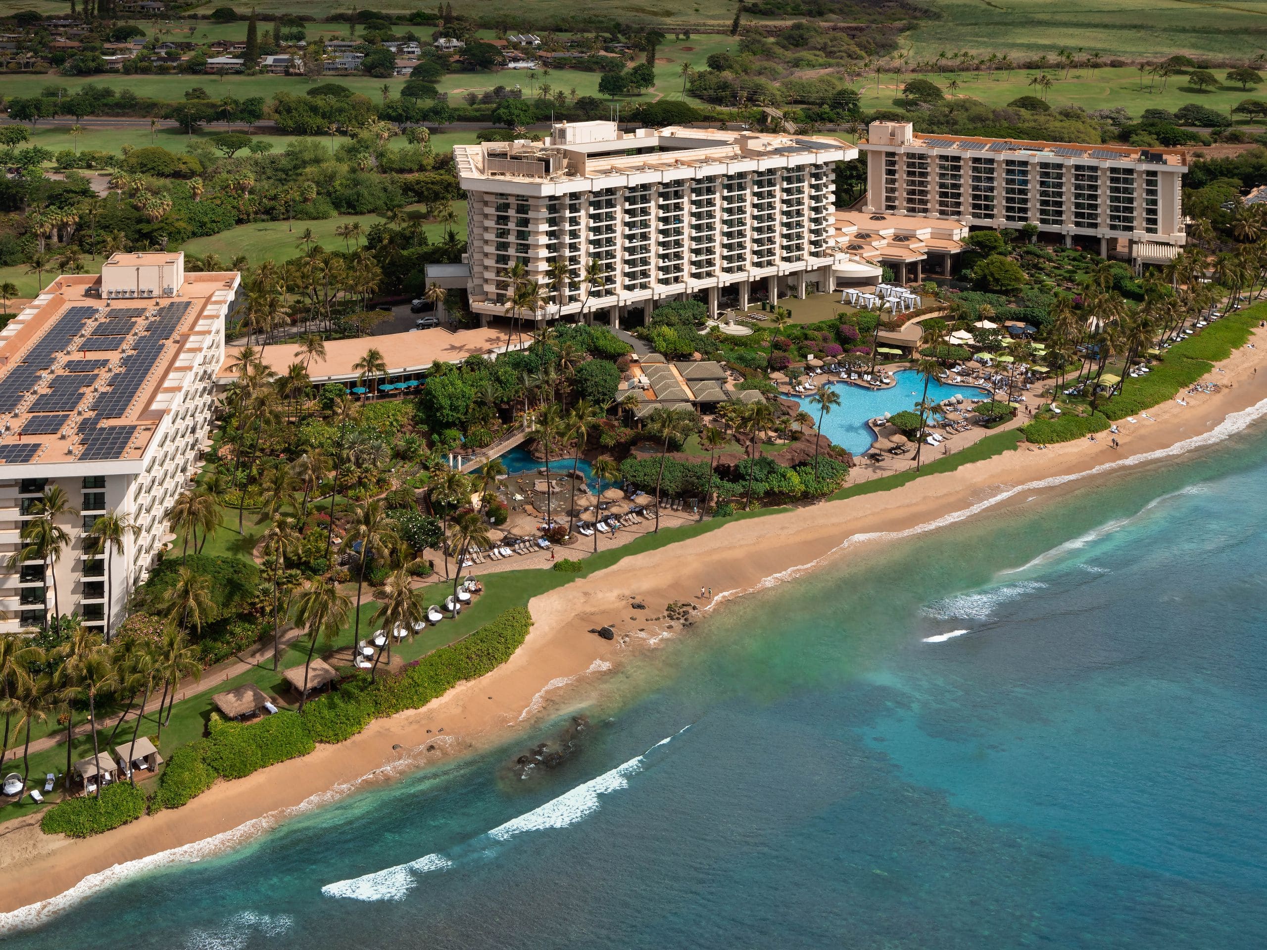 Hyatt Regency Maui Resort and Spa Aerial Exterior Daytime View