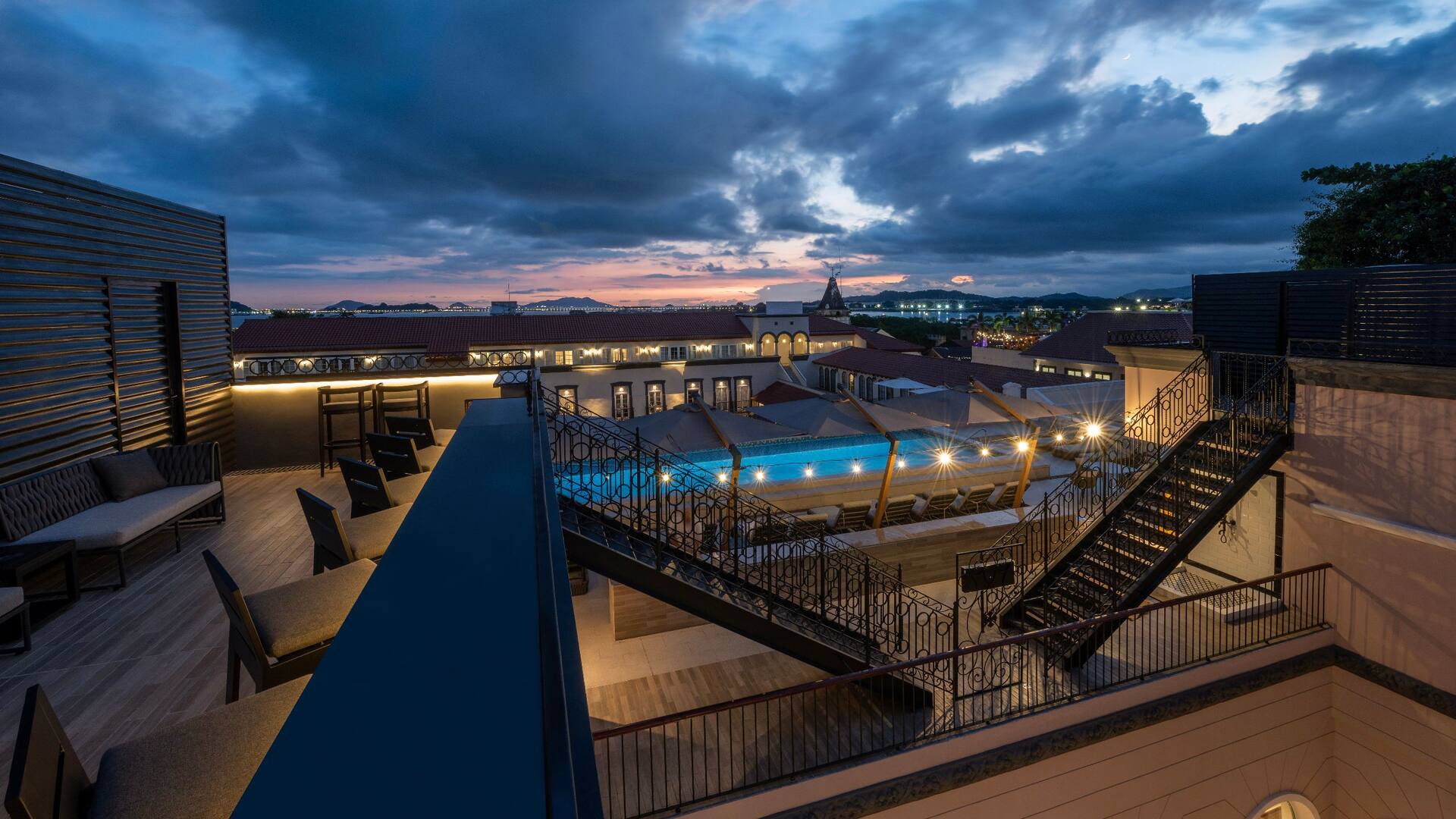 Capella Nighttime View