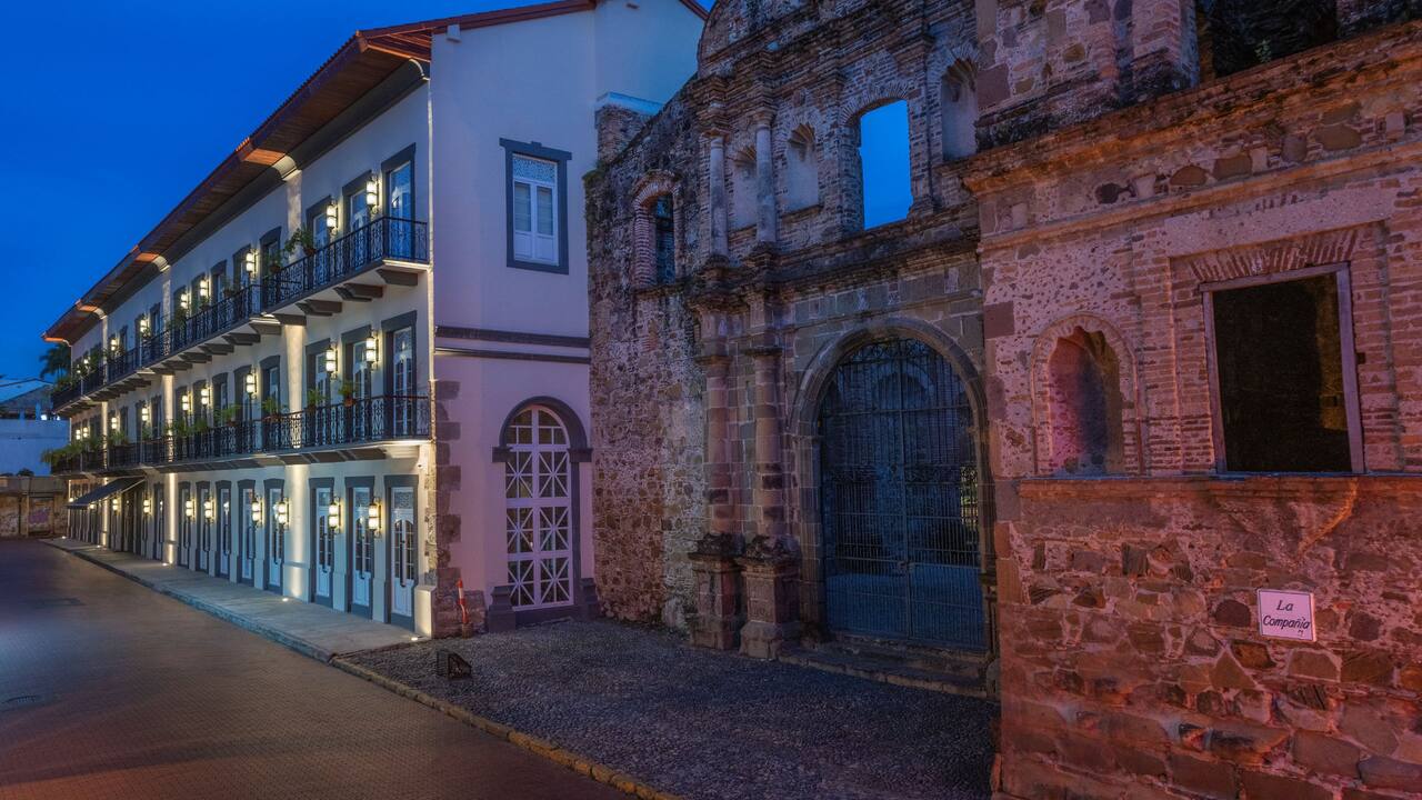 Facade at Night