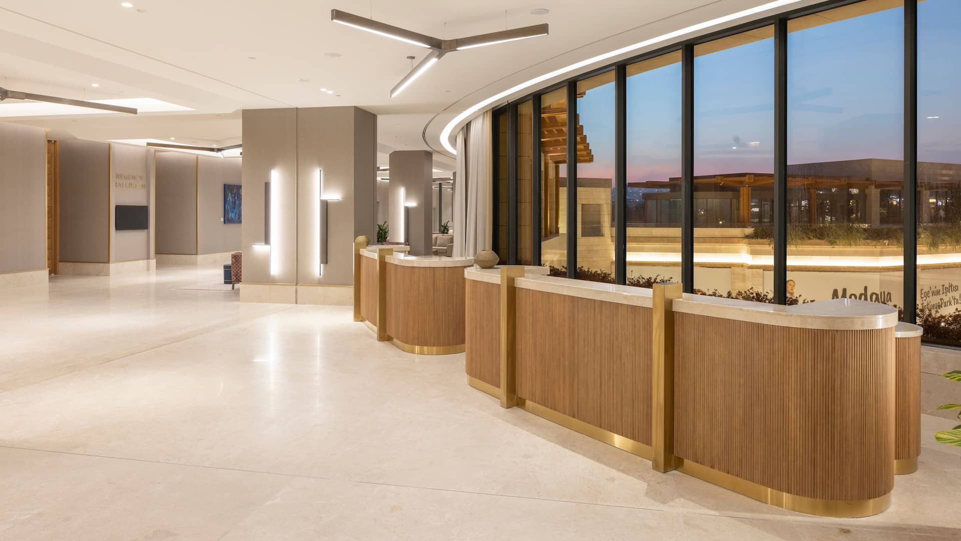 5 of 6 Hyatt Regency İzmir İstinyePark Regency Ballroom Prefunction Desks