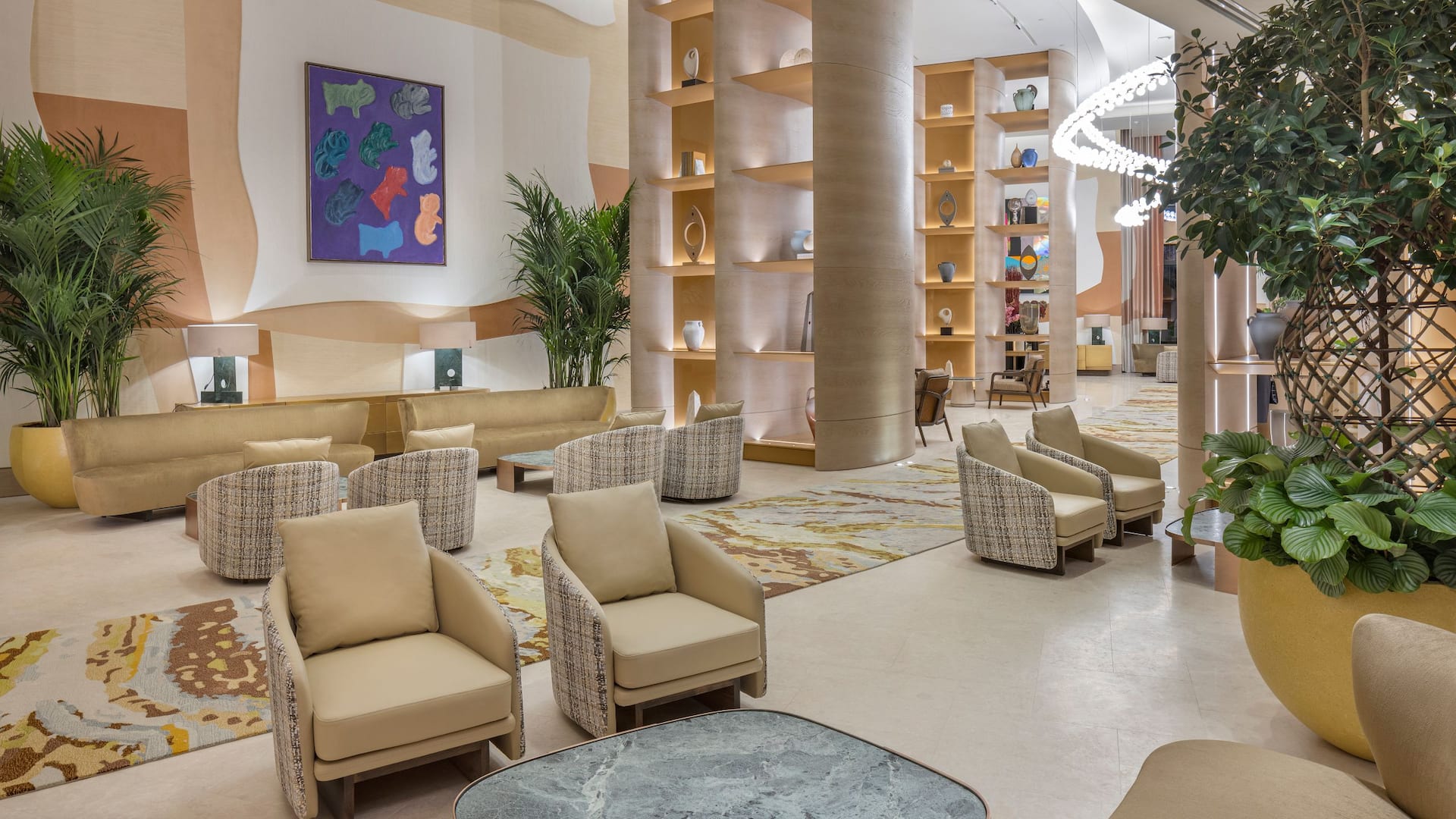 Hyatt Regency İzmir İstinyePark Lobby Seating Group Purple
