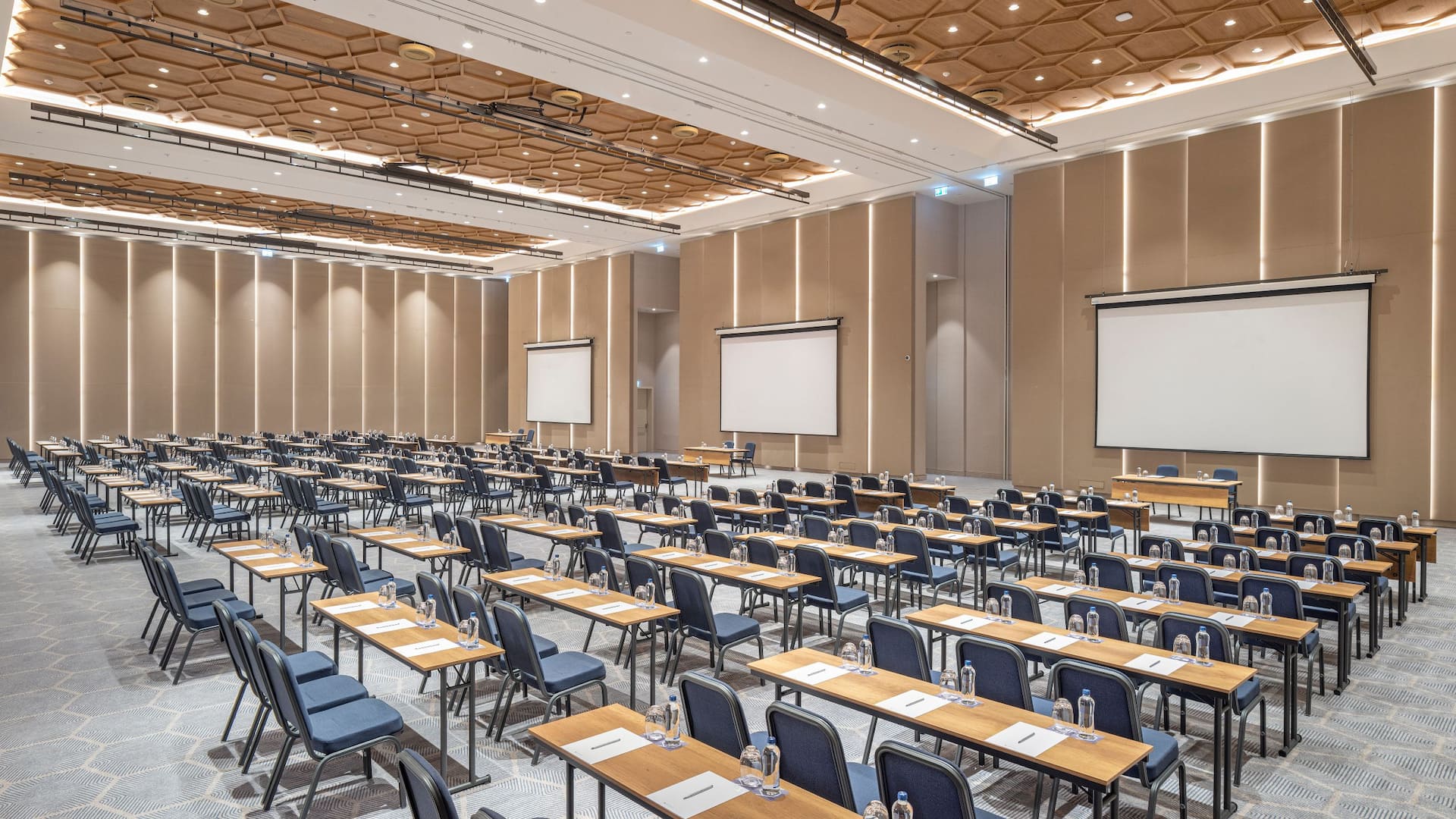 Hyatt Regency İzmir İstinyePark The Regency Ballroom Classroom Seating Projection Screens