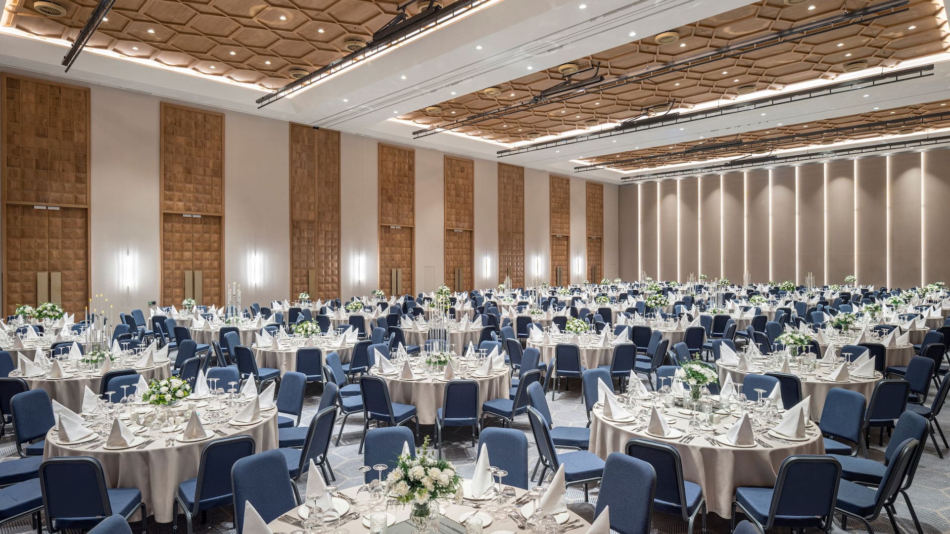 1 of 6 Hyatt Regency İzmir İstinyePark The Regency Ballroom Dinner Table Setting