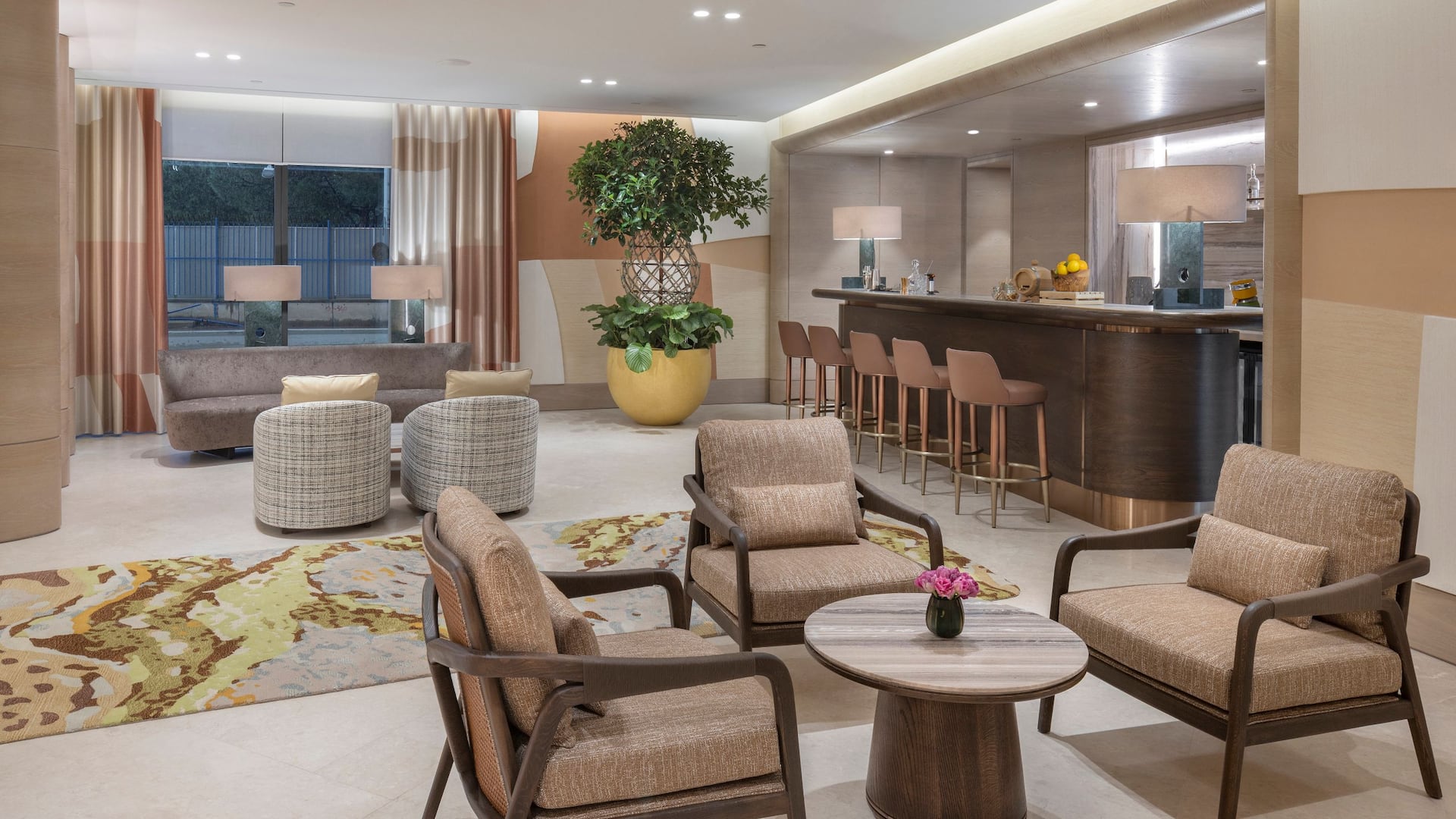 Hyatt Regency İzmir İstinyePark The Park Bar Seating Area