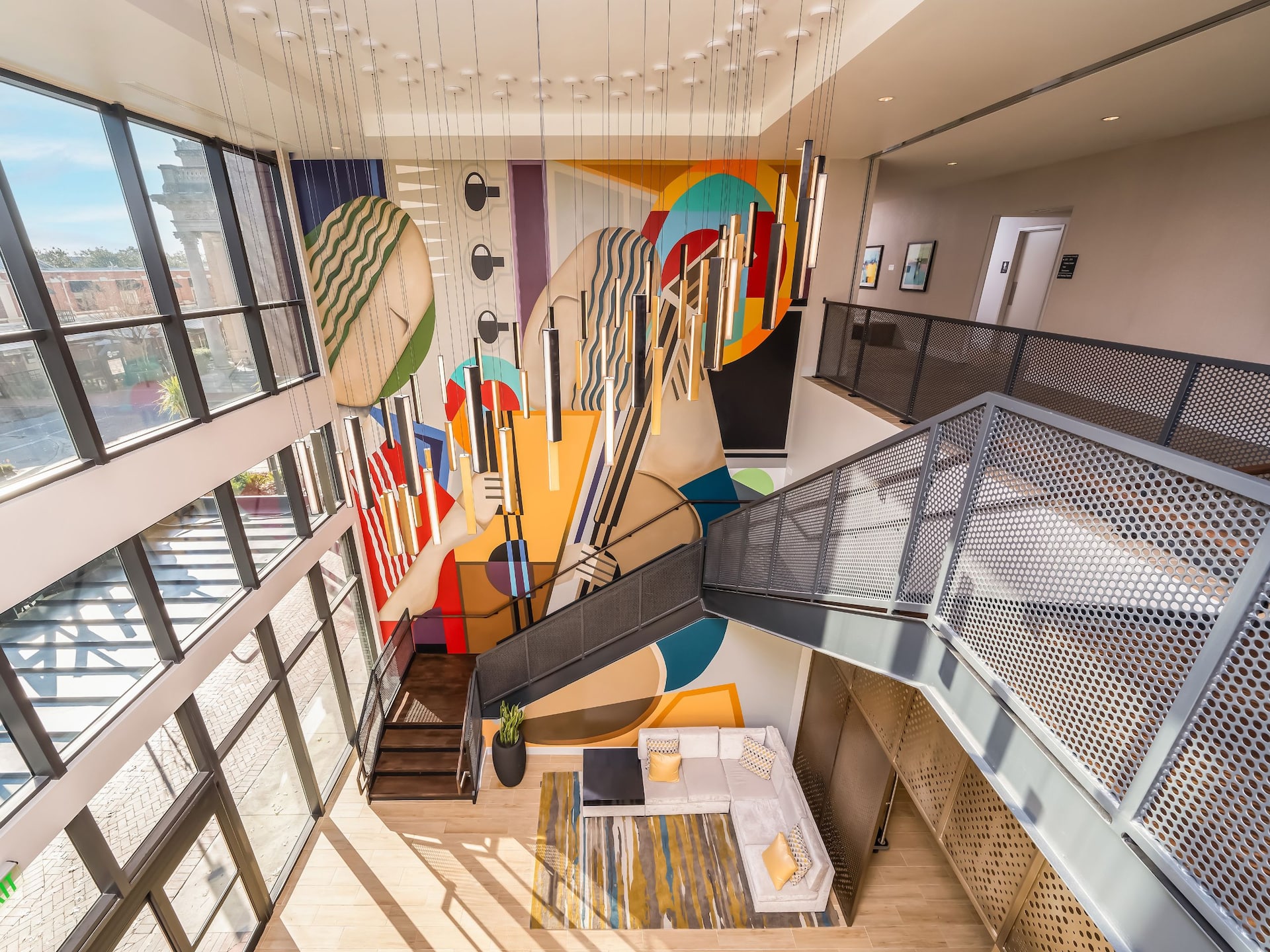 Hyatt Place Gainesville Downtown Lobby High Level