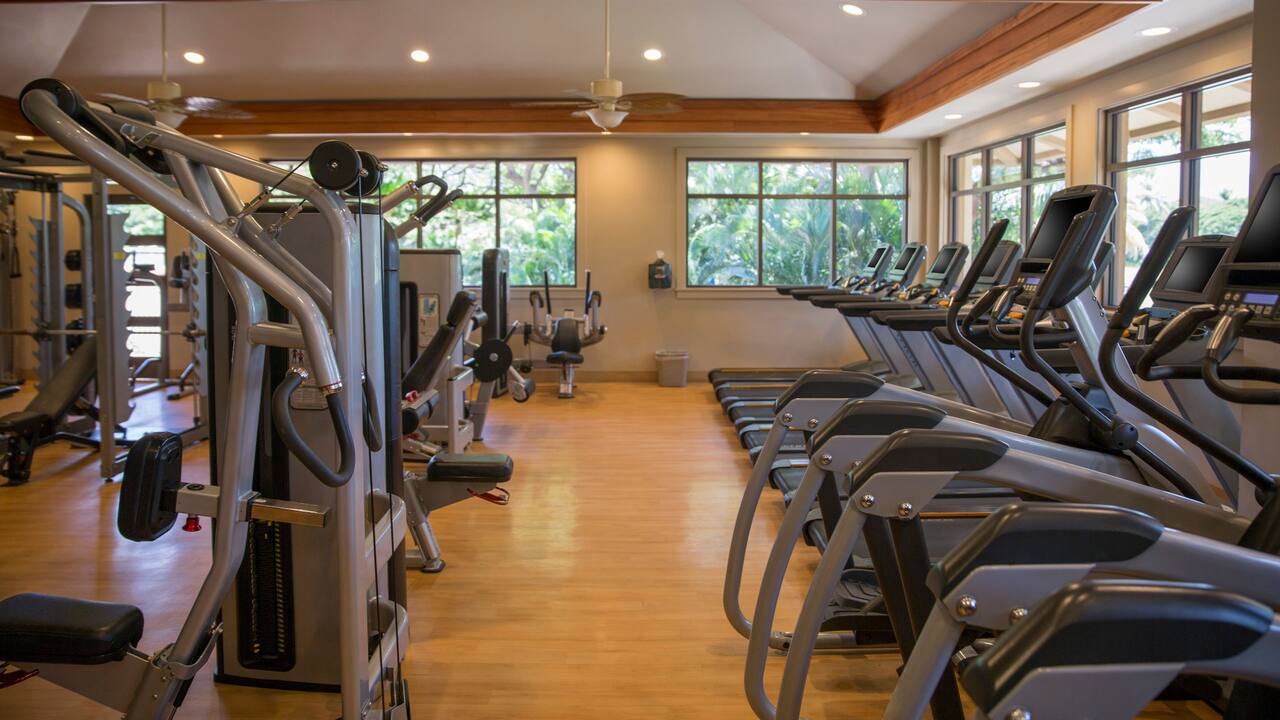 Stay in shape while on vacation in our 3000+ square foot fitness center featuring Peloton bikes