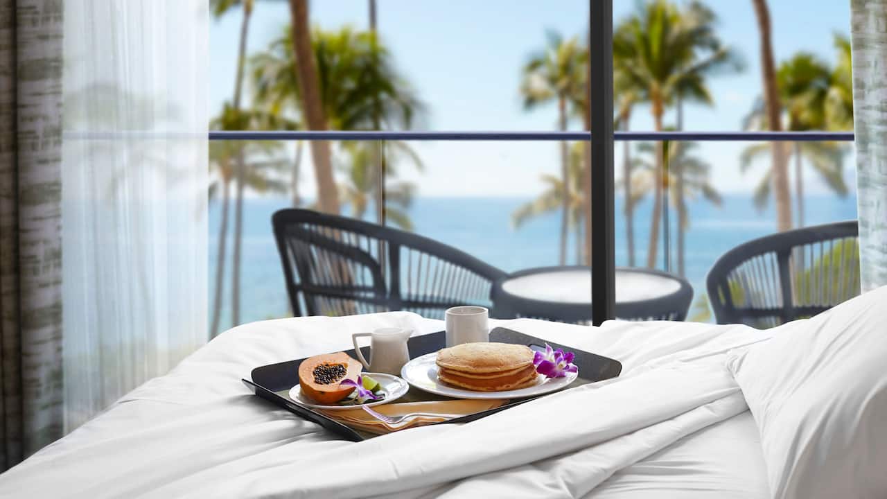 Two Queen Beds Oceanfront Guestroom Breakfast