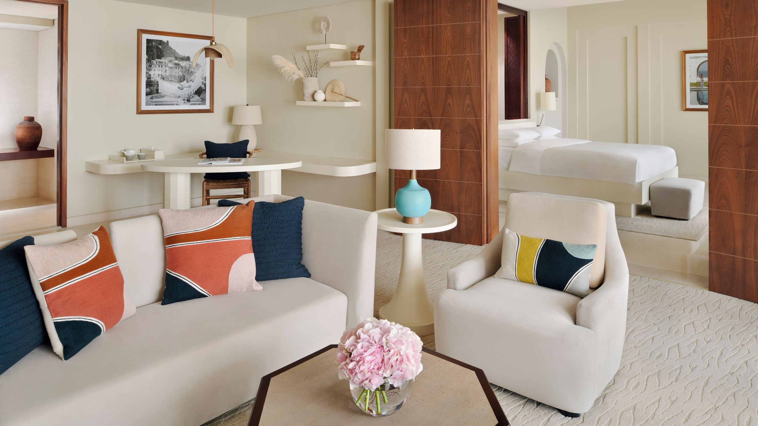 Park Hyatt Dubai Family Lagoon Beach Suite Living Room