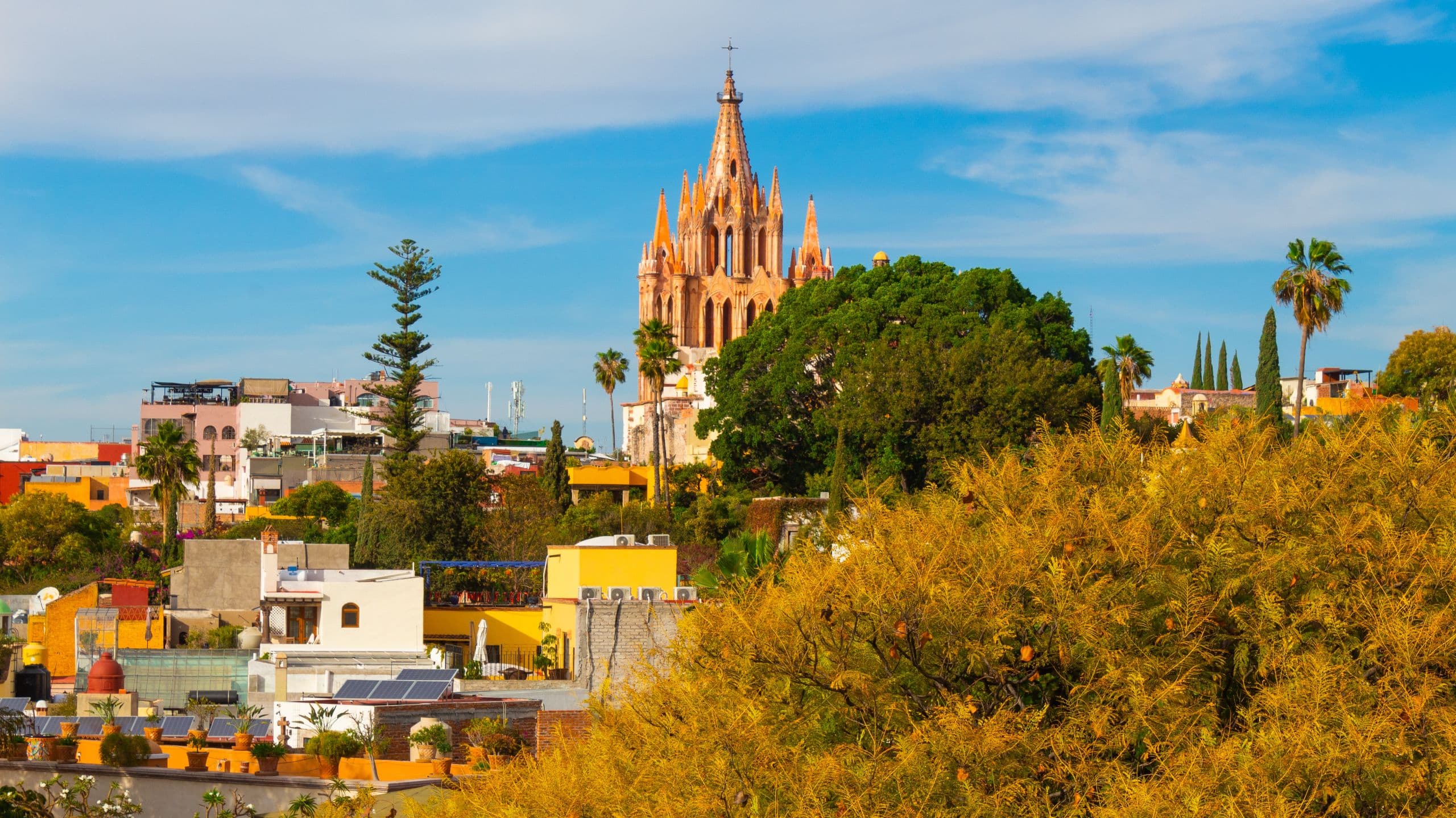 Numu Boutique Hotel San Miguel de Allende Parroqua From Rooftop