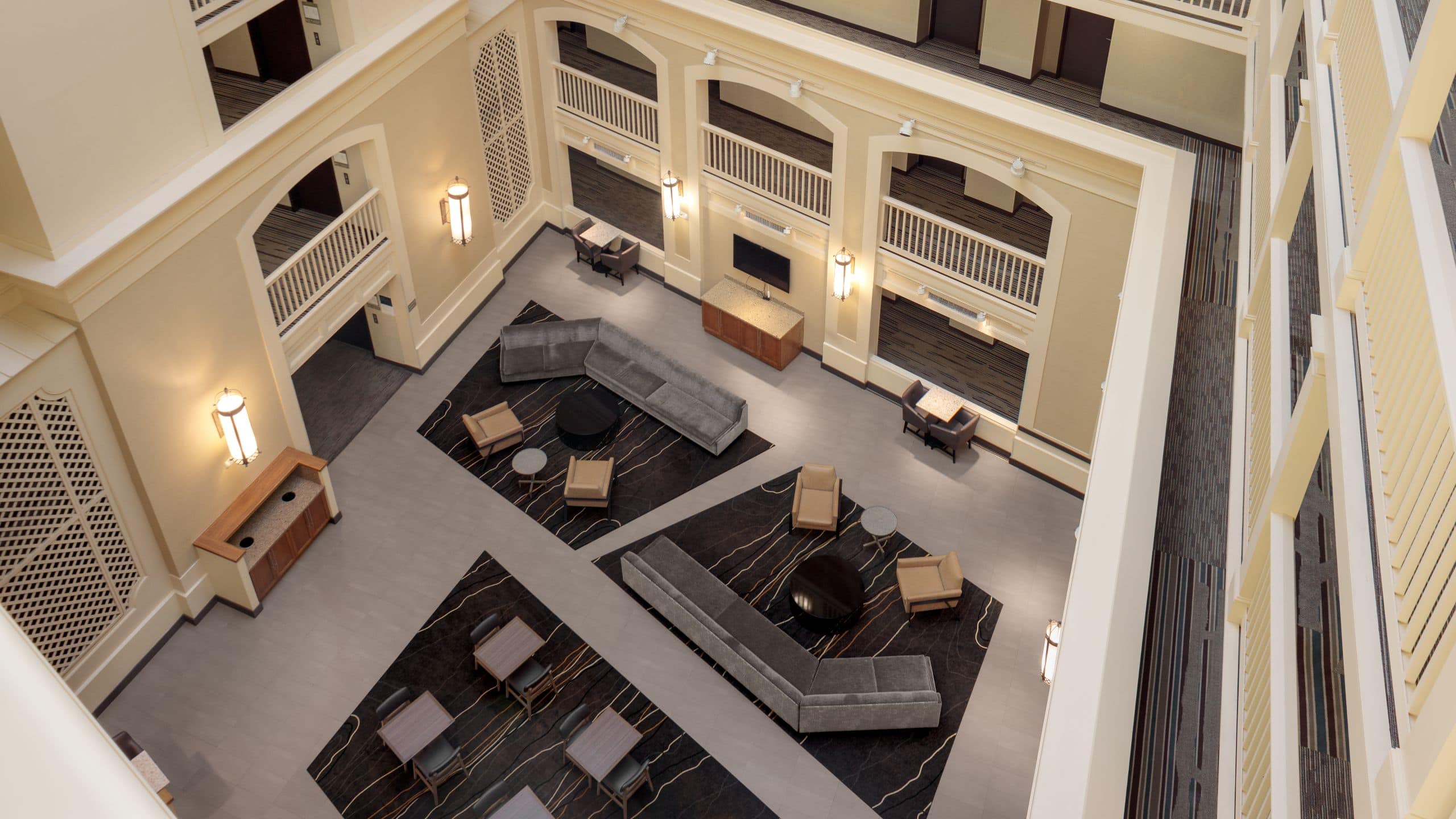 Hotel Photos Hyatt Place New - MSYZC P0143 Atrium.16x9