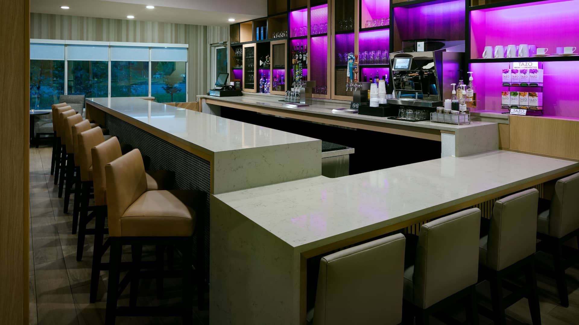 Hyatt Place Fairbanks Bar Purple