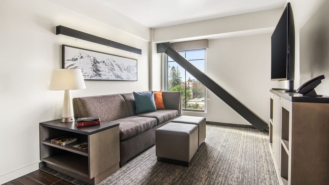 Hyatt House Sacramento Midtown Hotel Suites with Living Rooms and Views