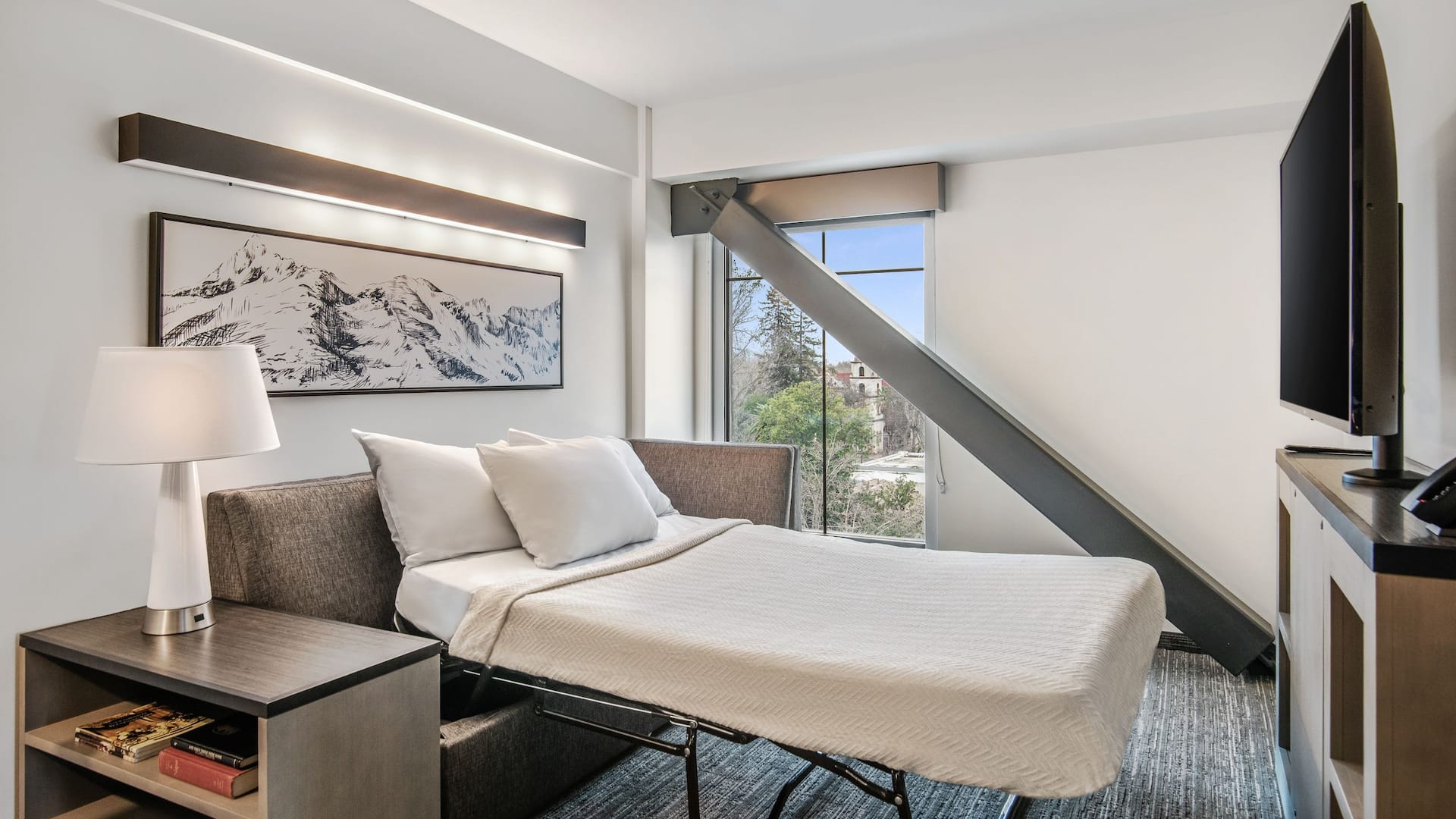 Hyatt House Sacramento / Midtown One Bedroom Kitchen Suite Sofa Bed