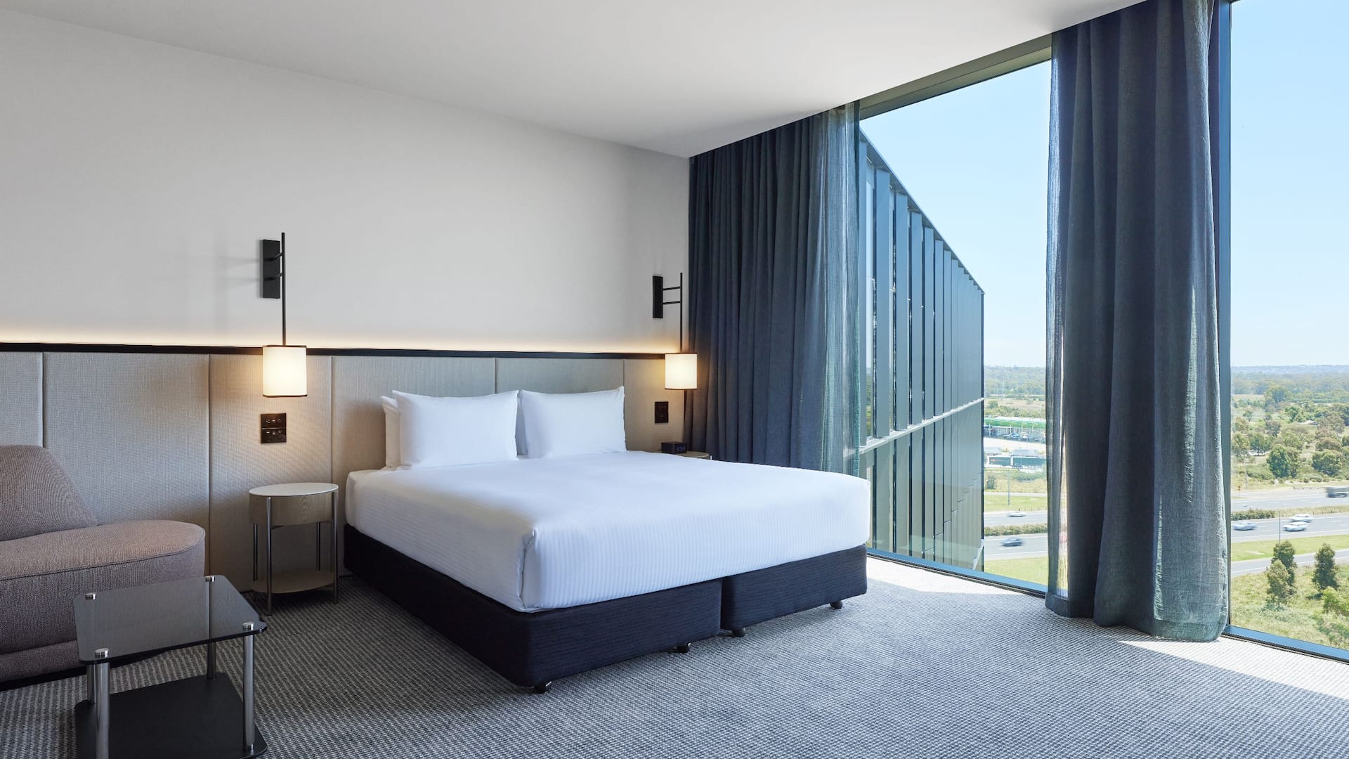 Hyatt Place Melbourne Caribbean Park ADA Living Room