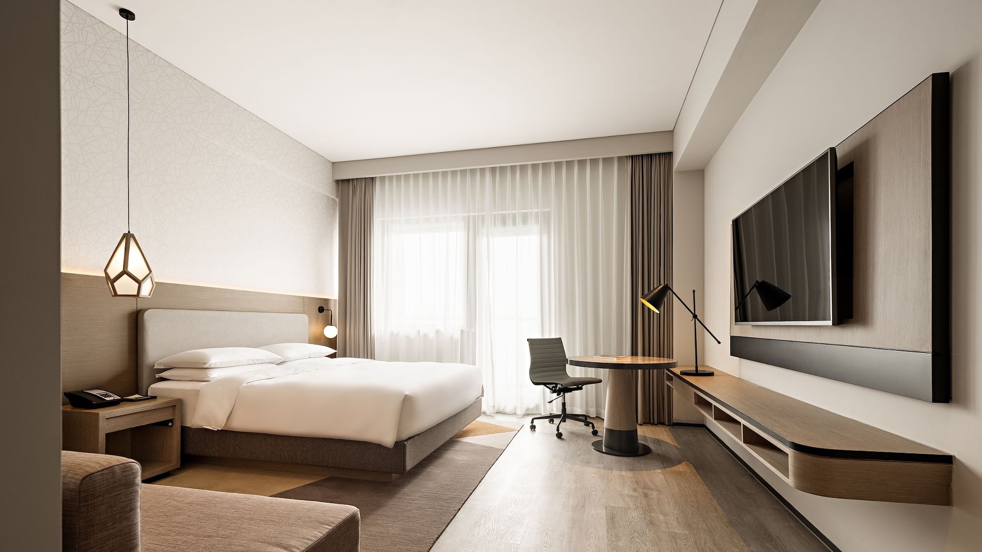 1 of 1 Hyatt Place Beijing Shiyuan 1 King Bed Garden View