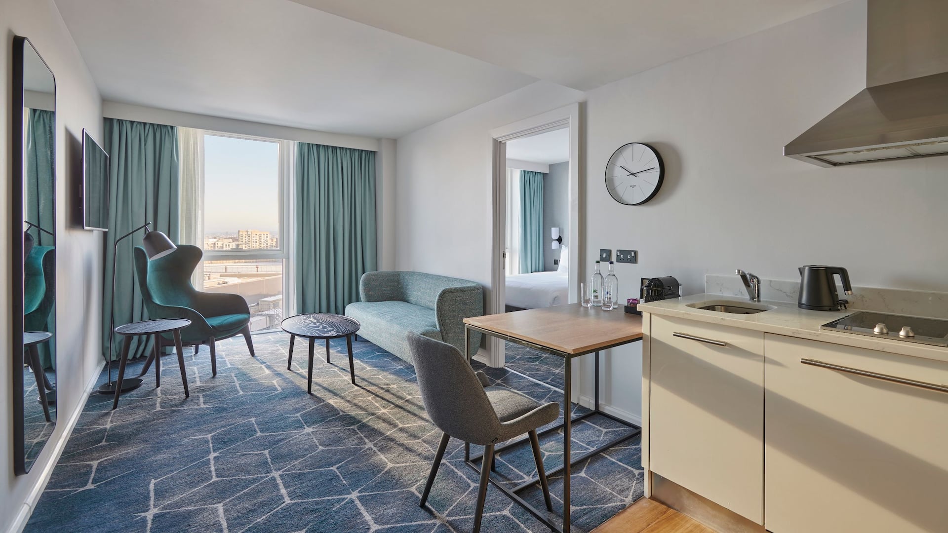 第 3，共 5 Hyatt House London Stratford One Bed Kitchen