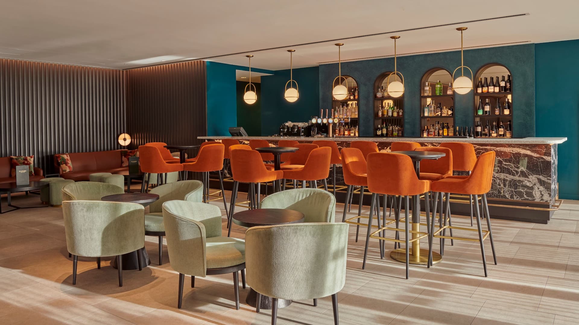 Hyatt House London Stratford Orange Chairs