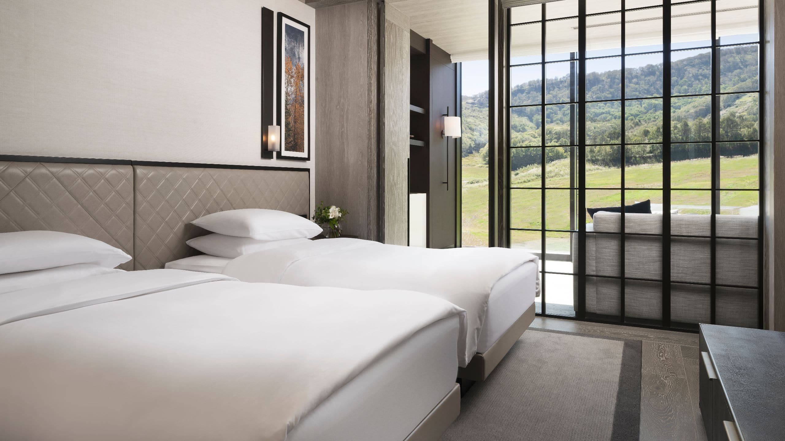 Park Hyatt Niseko Hanazono Twin Beds Suite Mountain View Green Season