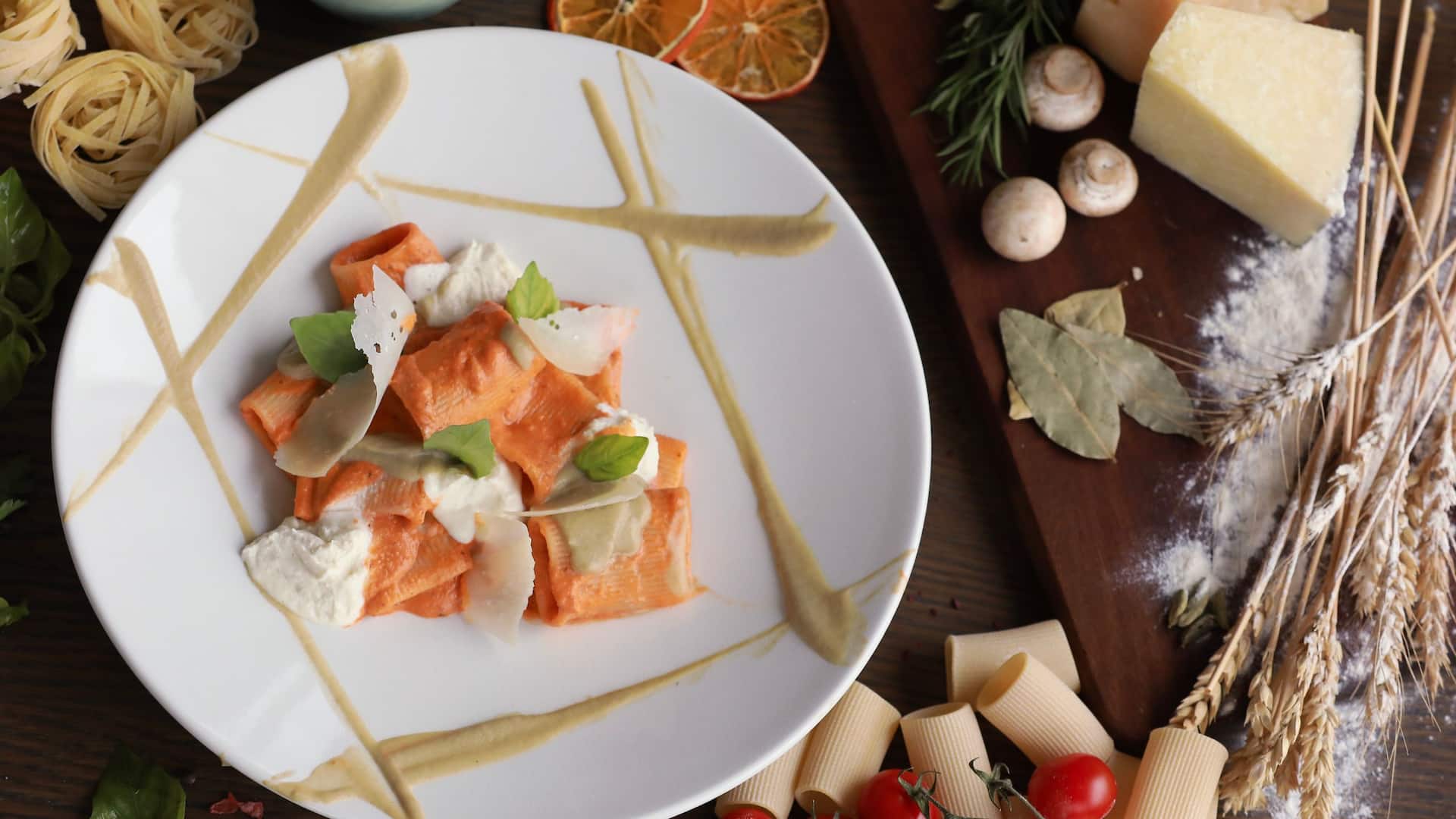 Hyatt Regency Tashkent Sette Restaurant Pasta Cheese
