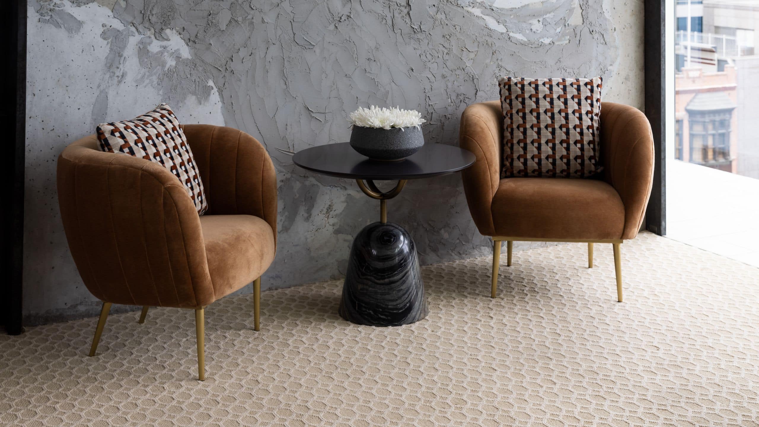 Hyatt Centric Congress Avenue Austin Lobby Chairs Angle
