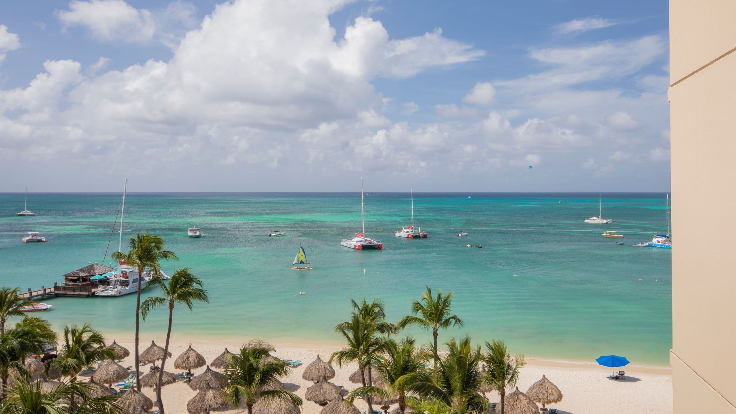 Hyatt Regency Aruba Resort Spa and Casino Partial Oceanfront Balcony View