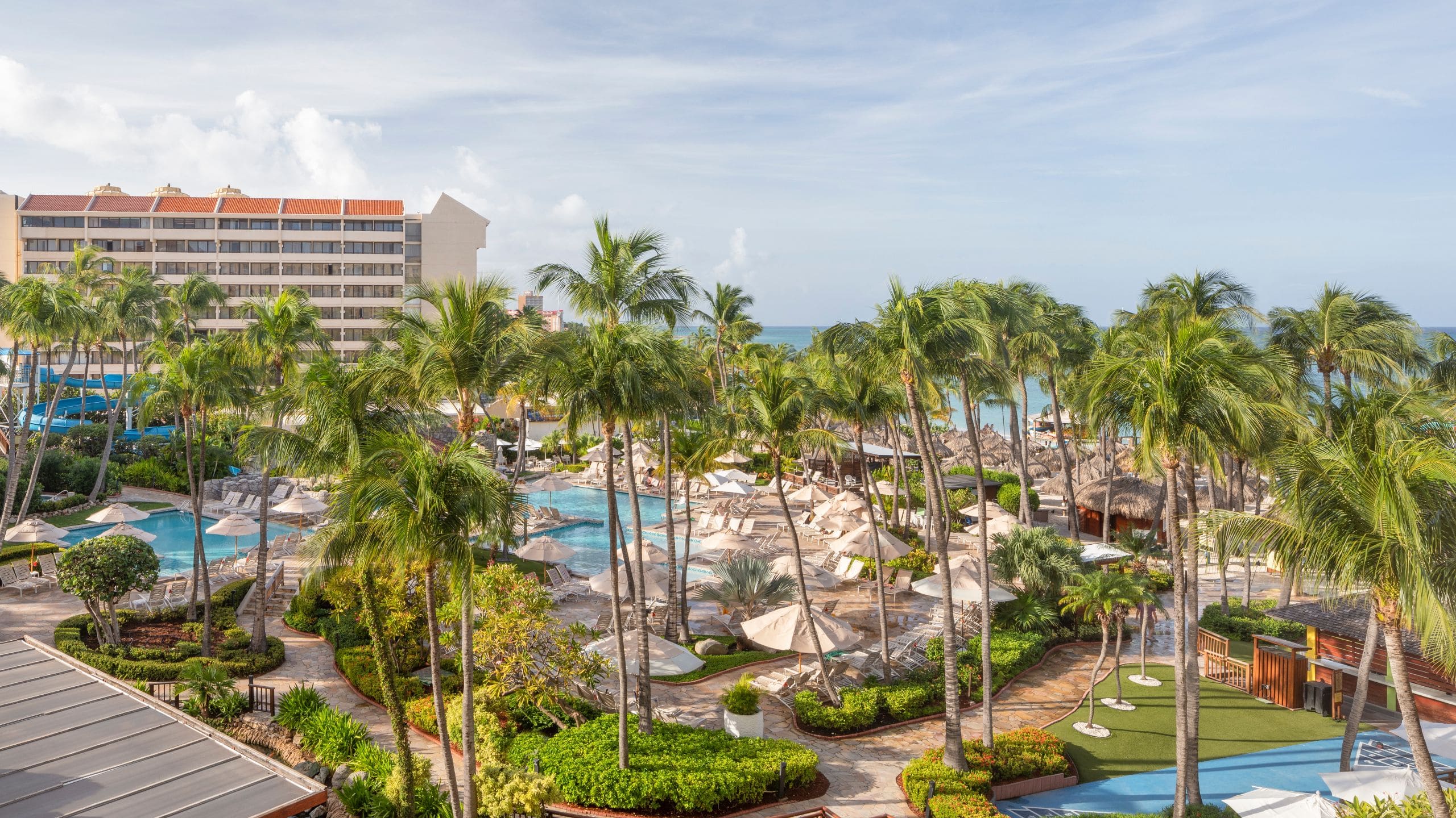Hyatt Regency Aruba Resort Spa and Casino Courtyard View