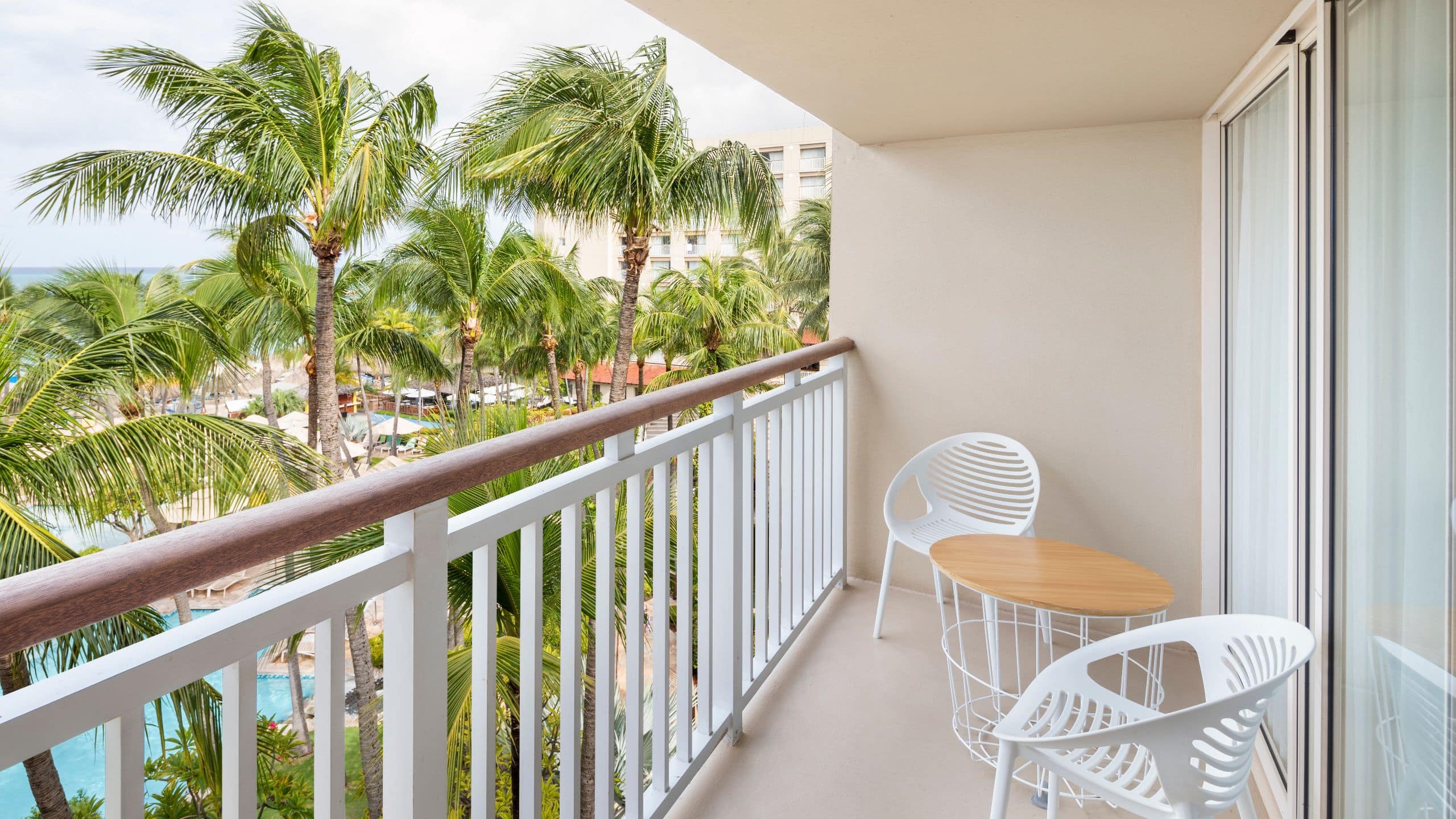 Hyatt Regency Aruba Resort Spa and Casino Guestroom Balcony Seating