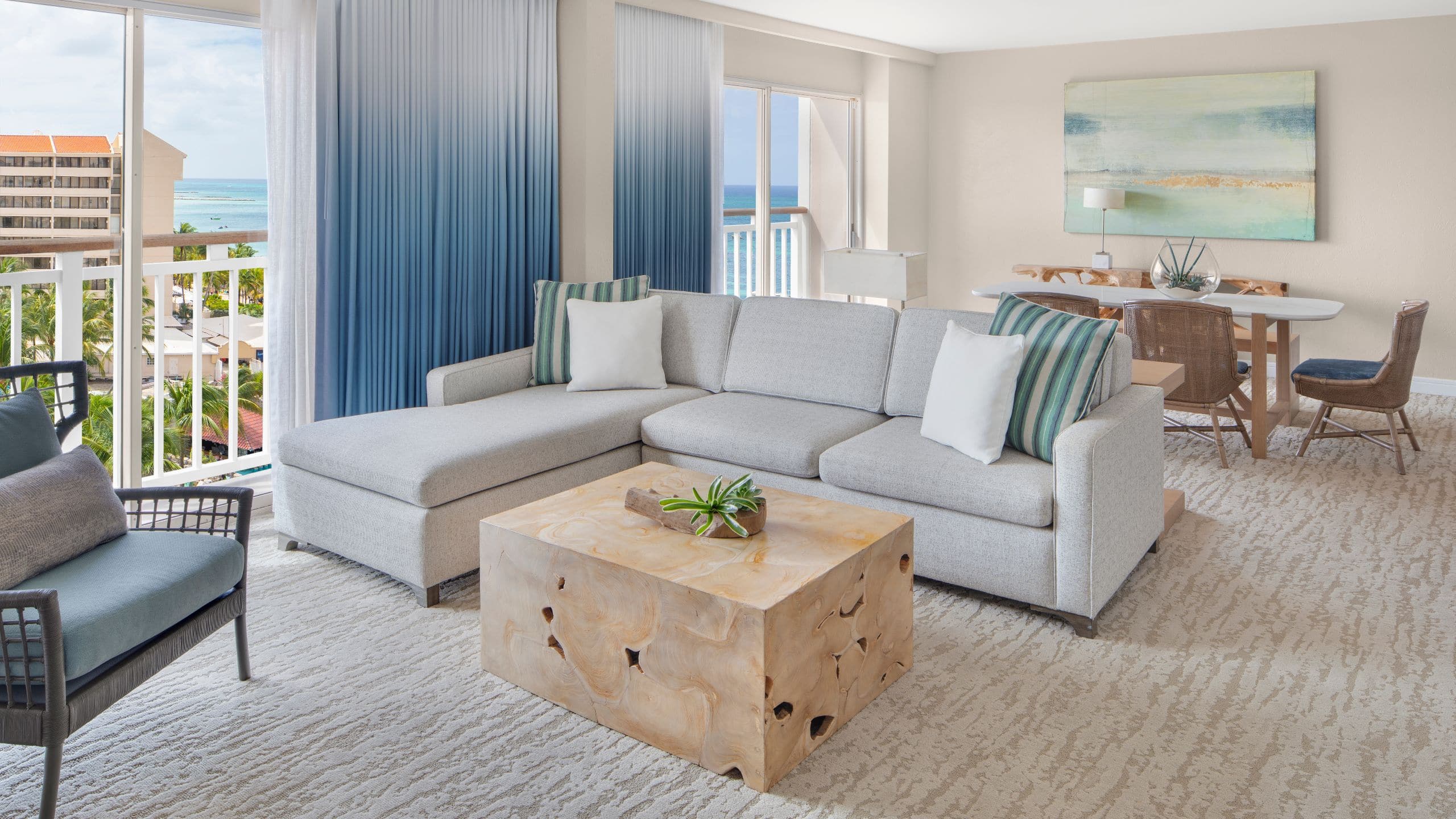 Hyatt Regency Aruba Resort Spa and Casino Trinitaria Suite Living Room