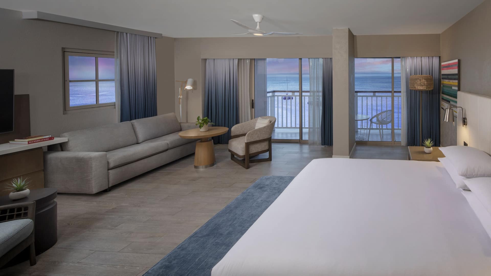 Hyatt Regency Aruba Resort Spa and Casino Sunset Studio At Dusk