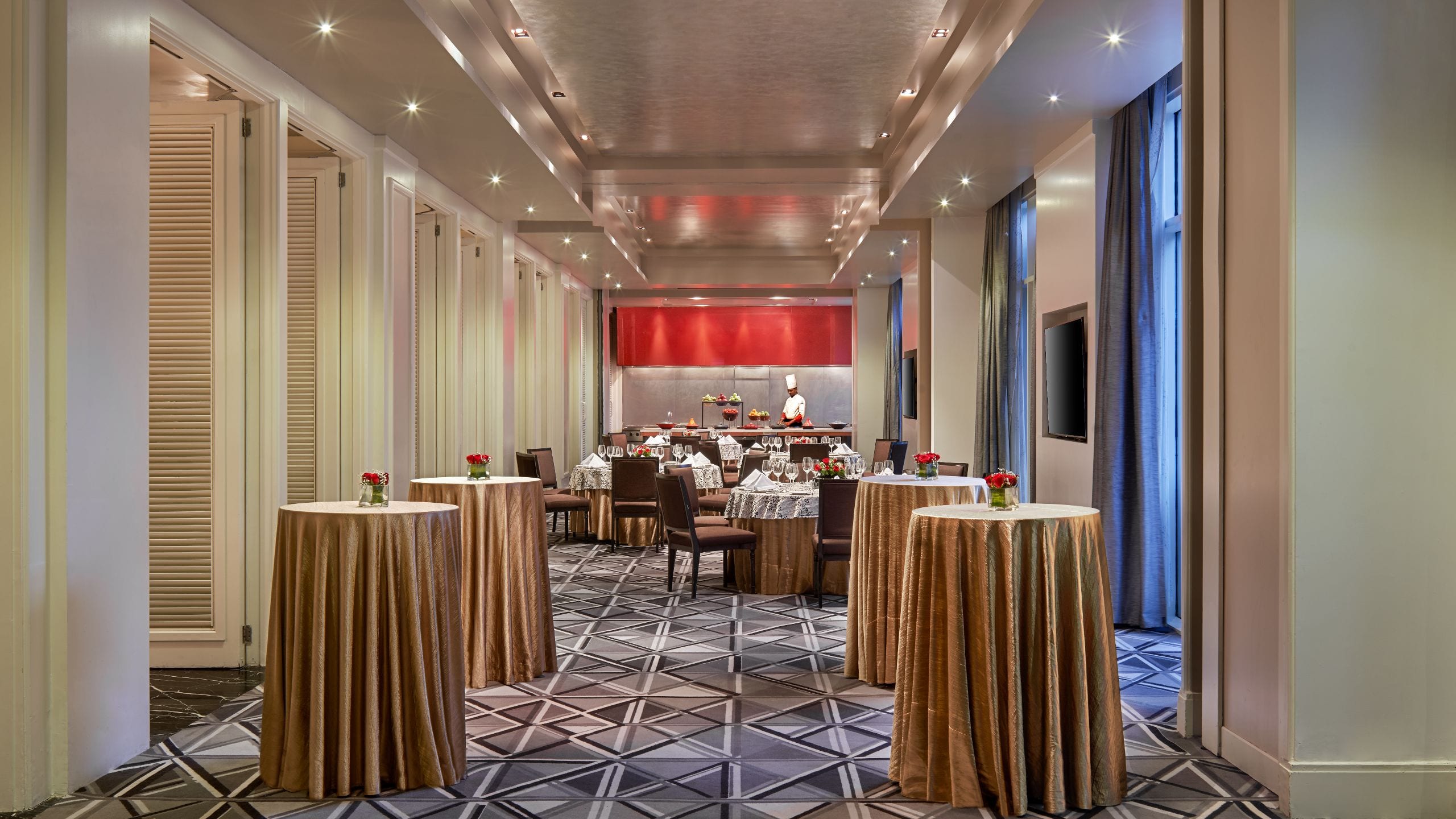 1 of 1 Park Hyatt Chennai Apartment Gallery Evening Social Setup