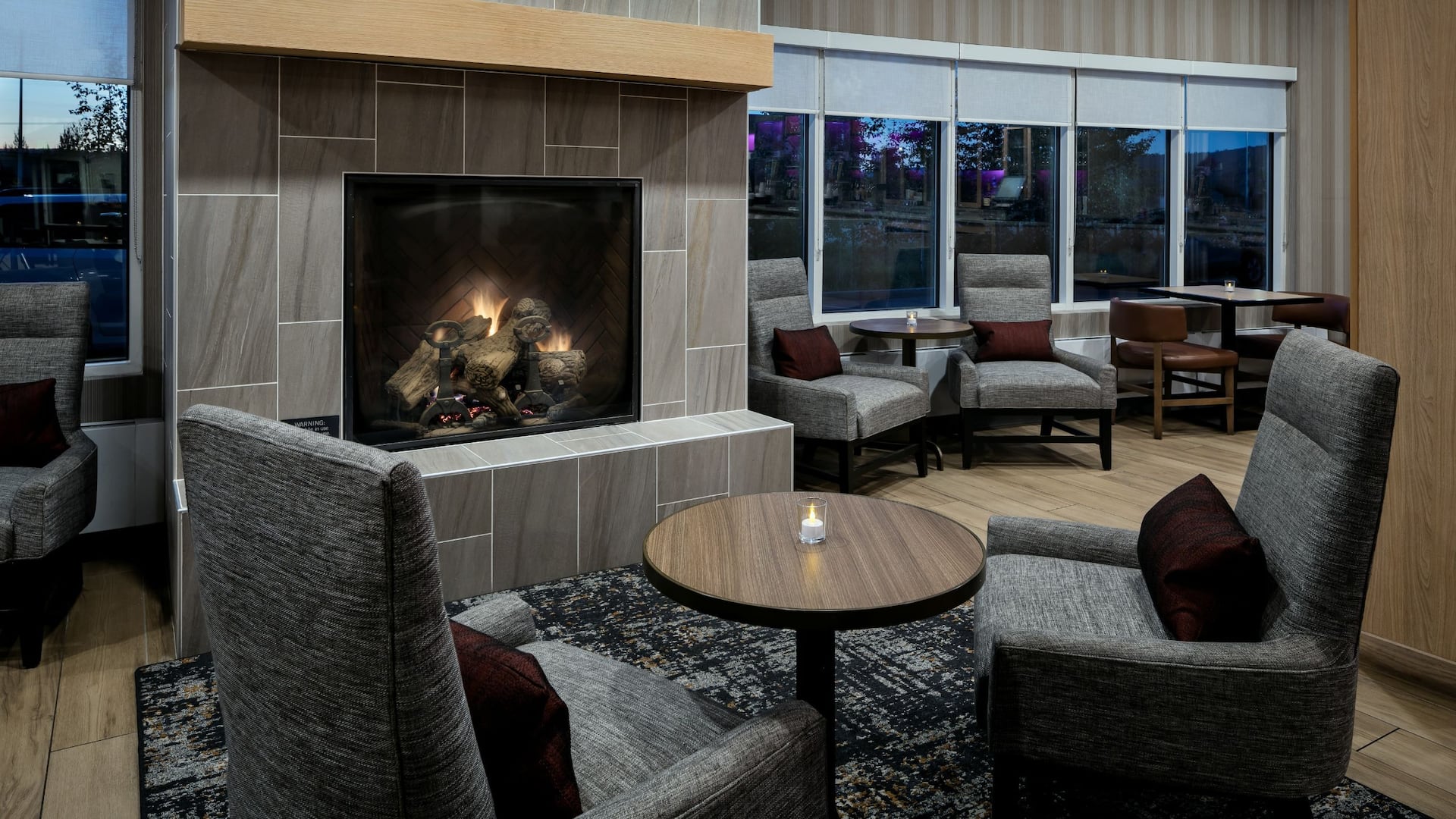 Hyatt Place Fairbanks Fireplace