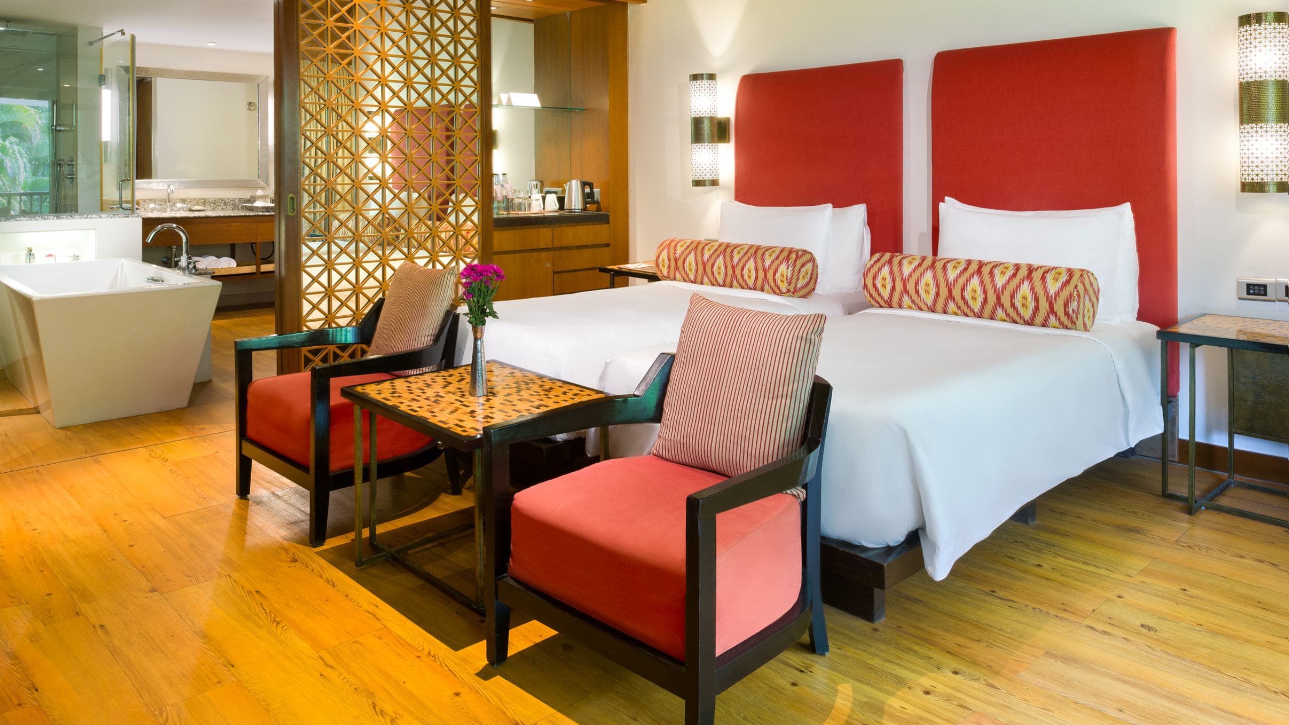 第 3，共 3 Alila Diwa Goa Loft Room Twin Beds Bathtub