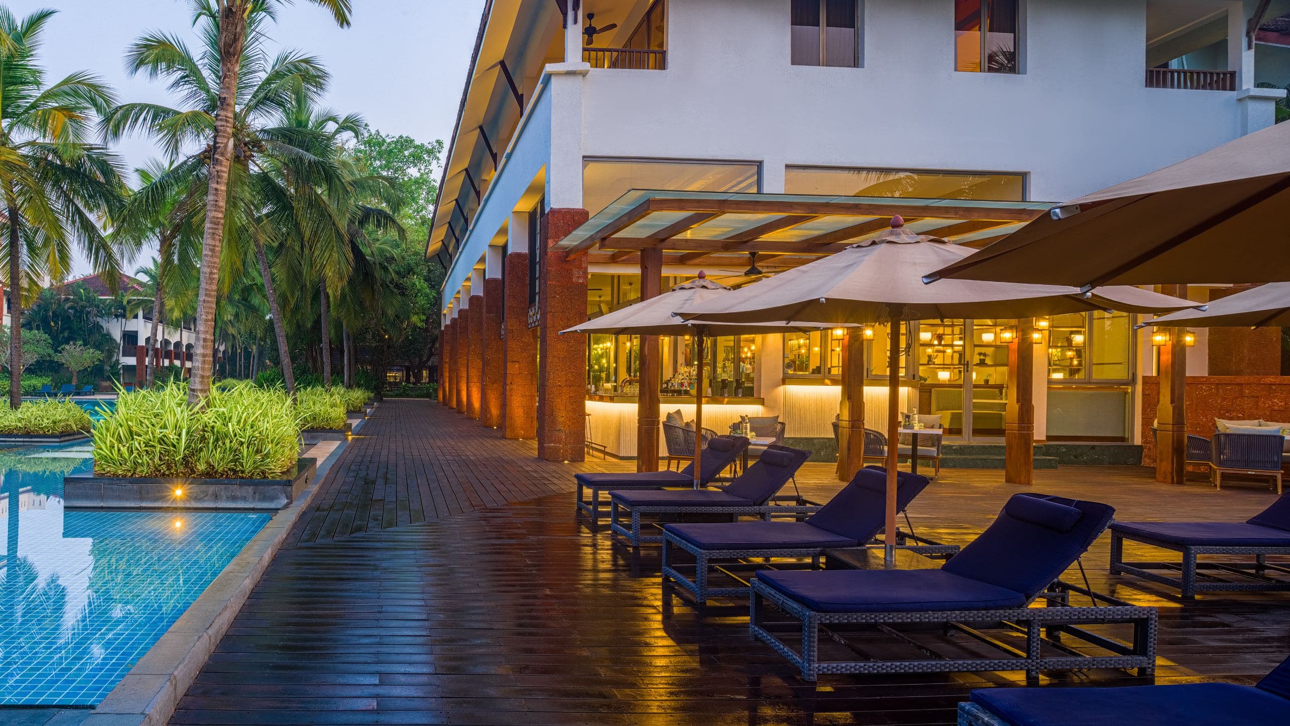 Alila Diwa Goa Edge Swimming Pool Sunlounger Pool Deck