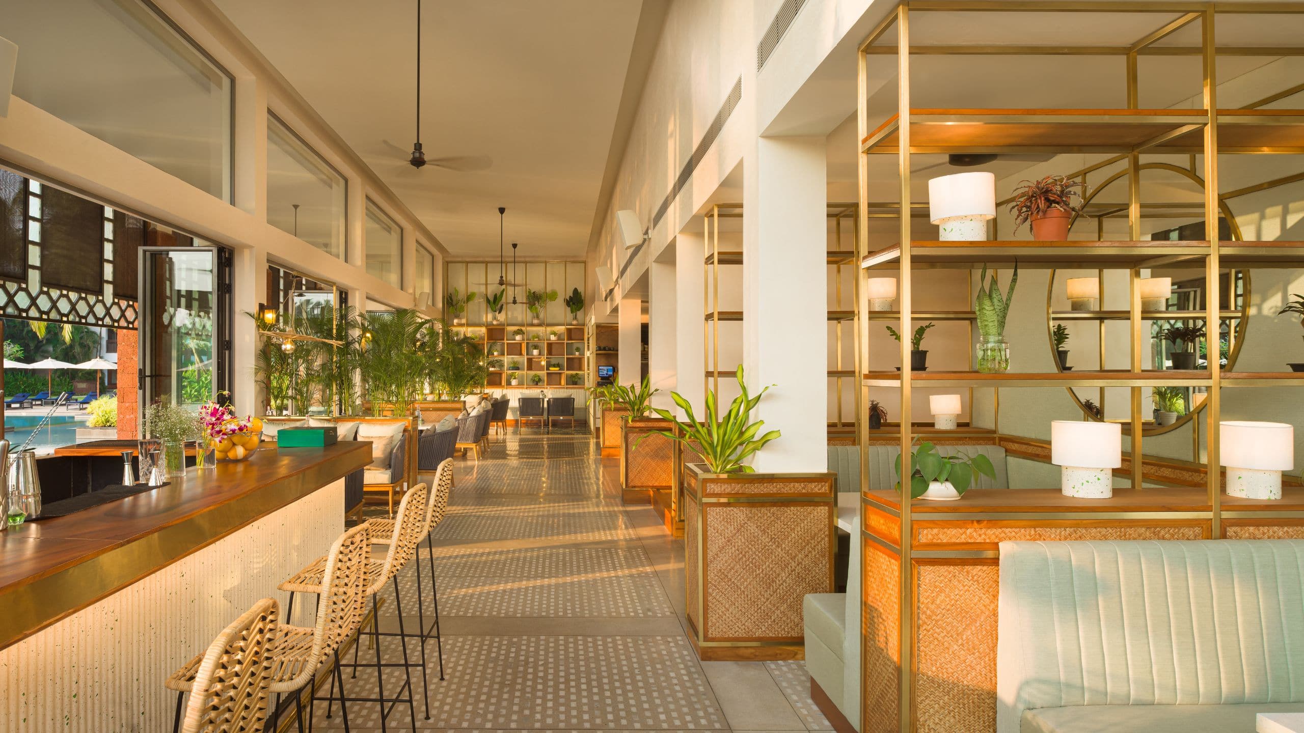Alila Diwa Goa Edge Tropical Bar Restaurant View