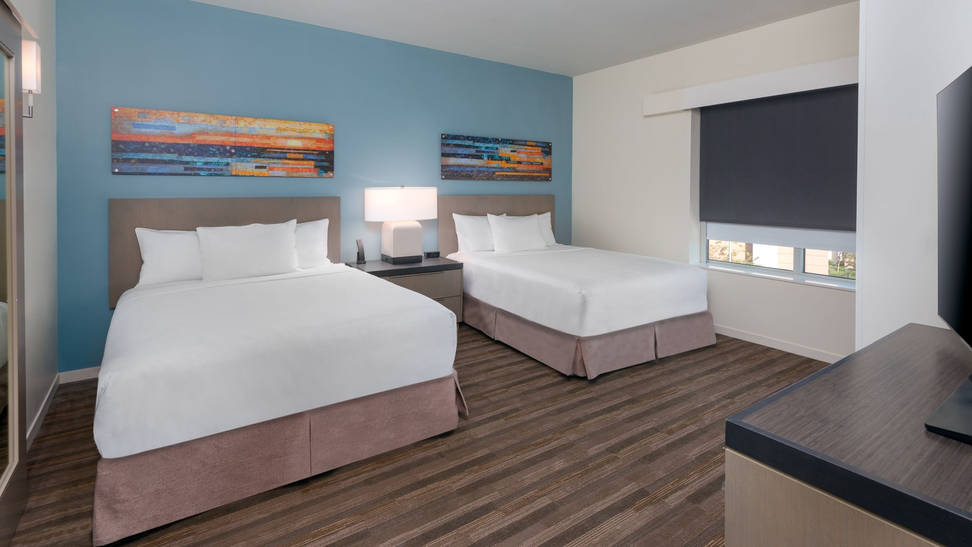 Hyatt House Orlando Airport One Bed Kitchen Accessible Queen Beds