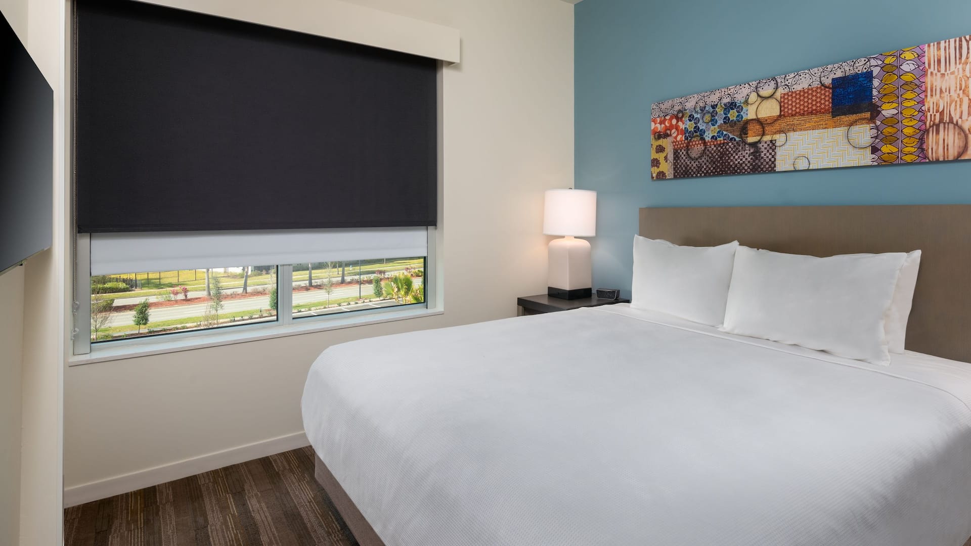 Hyatt House Orlando Airport One Bed Kitchen King Bedroom