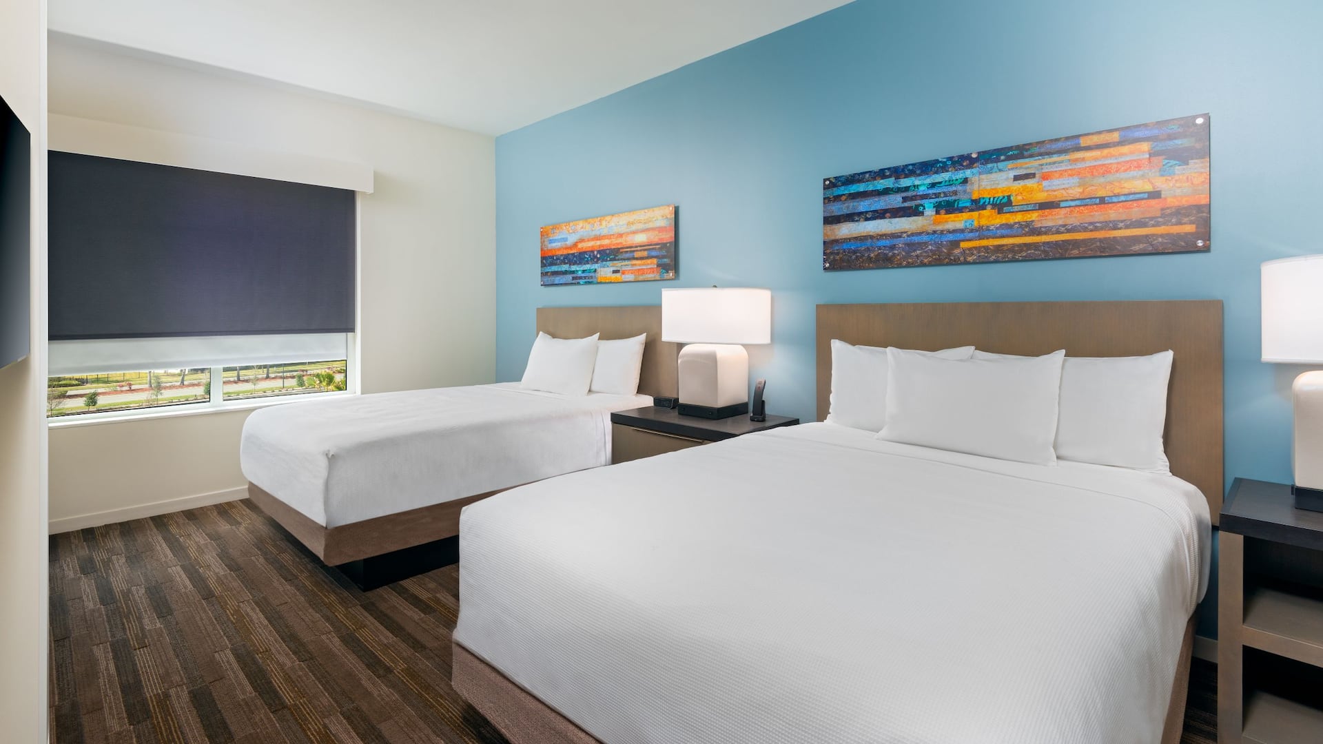 Hyatt House Orlando Airport One Bed Kitchen Queen Beds