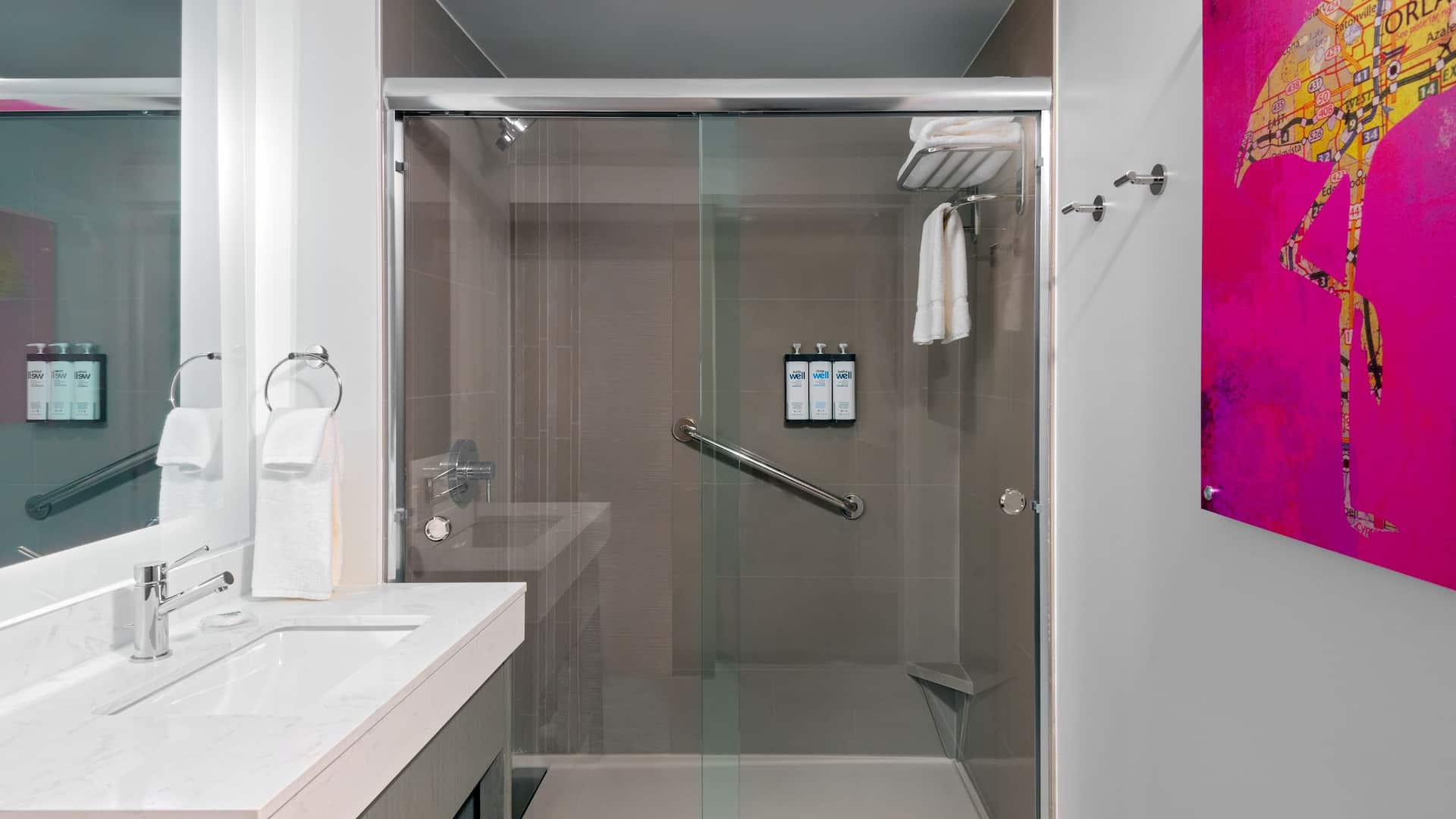 5 из 6 Hyatt House Orlando Airport Standard Bathroom