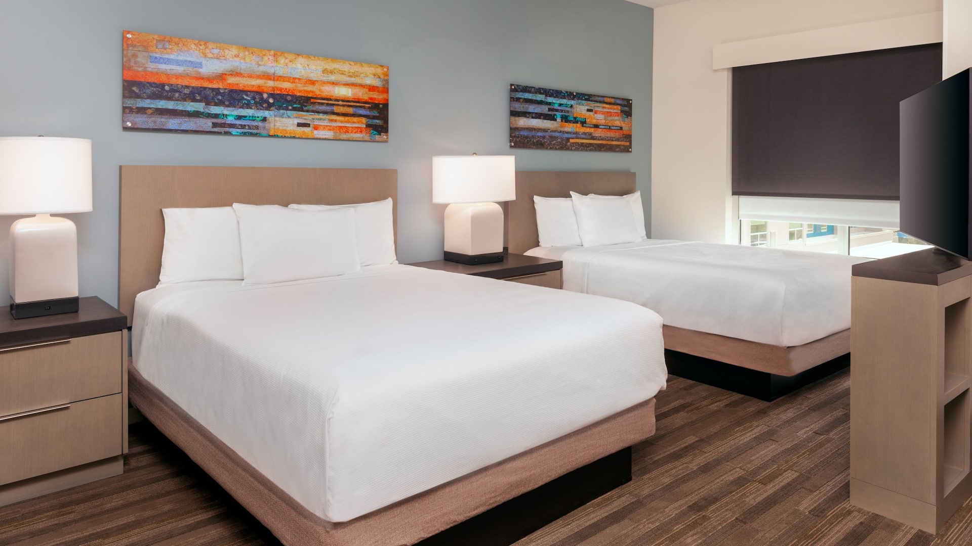 Hyatt House Orlando Airport Studio Kitchen Queen Beds