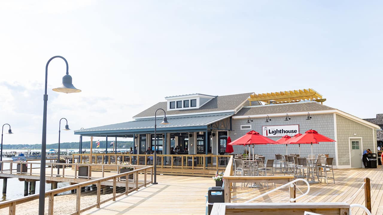 The Lighthouse Restaurant Exterior Entrance