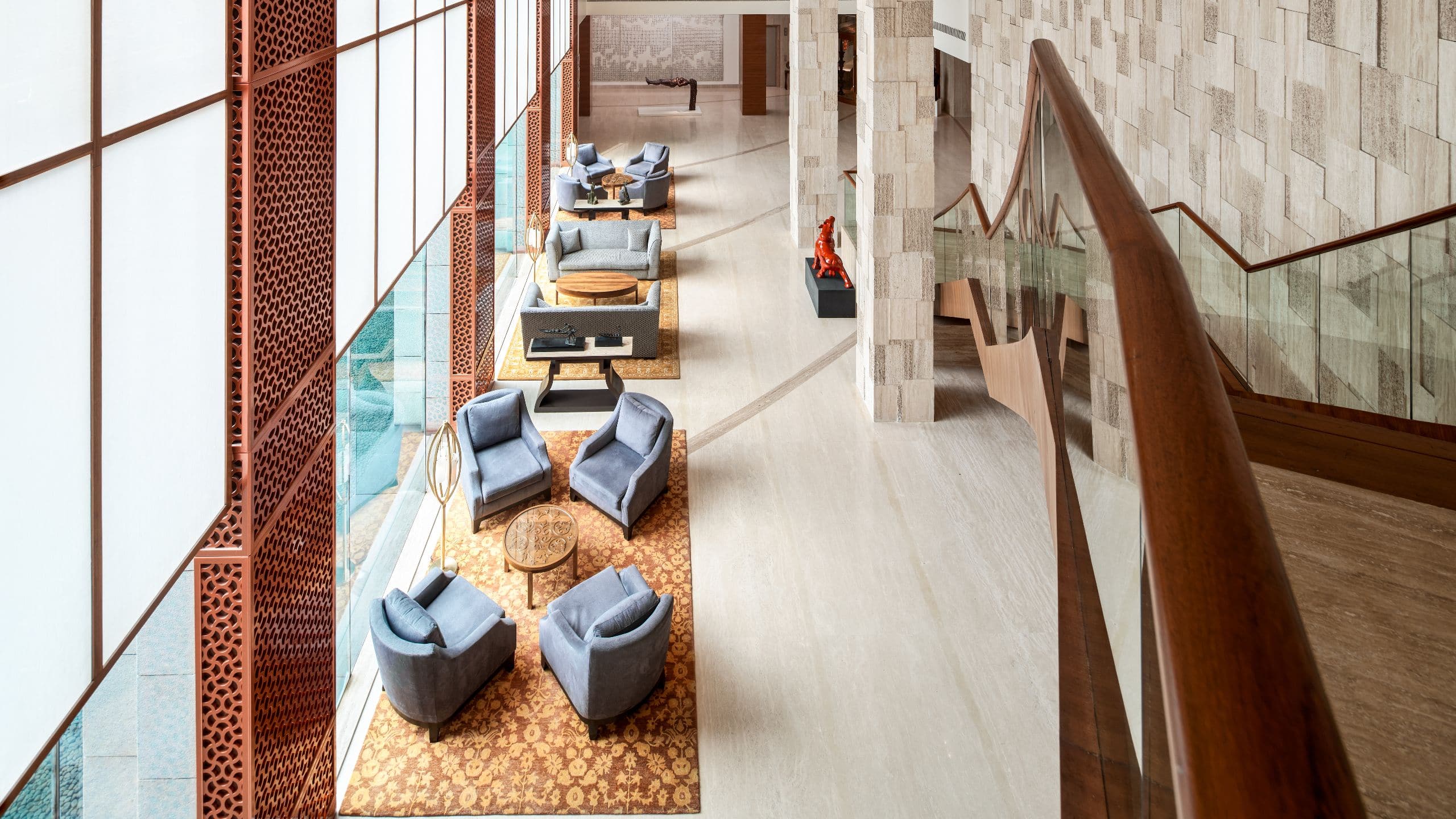 Park Hyatt Chennai Lobby Staircase