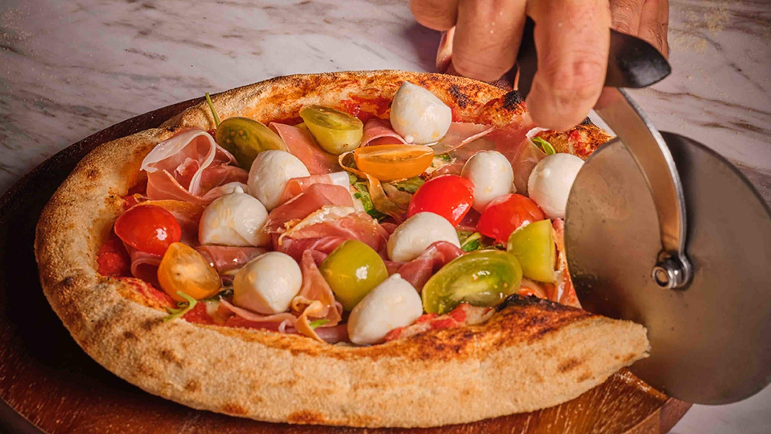 Andaz Pattaya Jomtien Beach Capricciosa Pizza Cutting