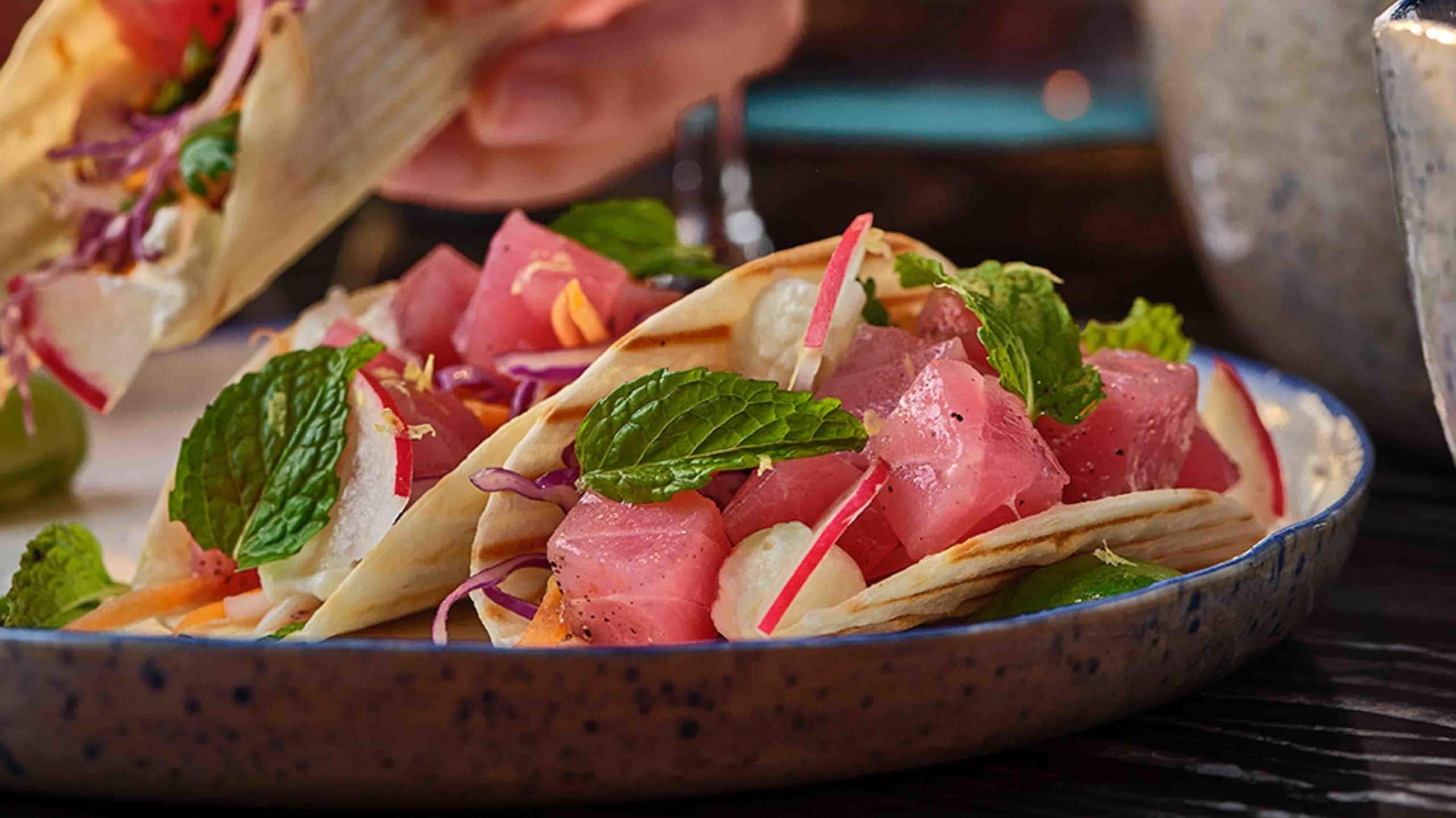 Andaz Pattaya Jomtien Beach Tuna Taco